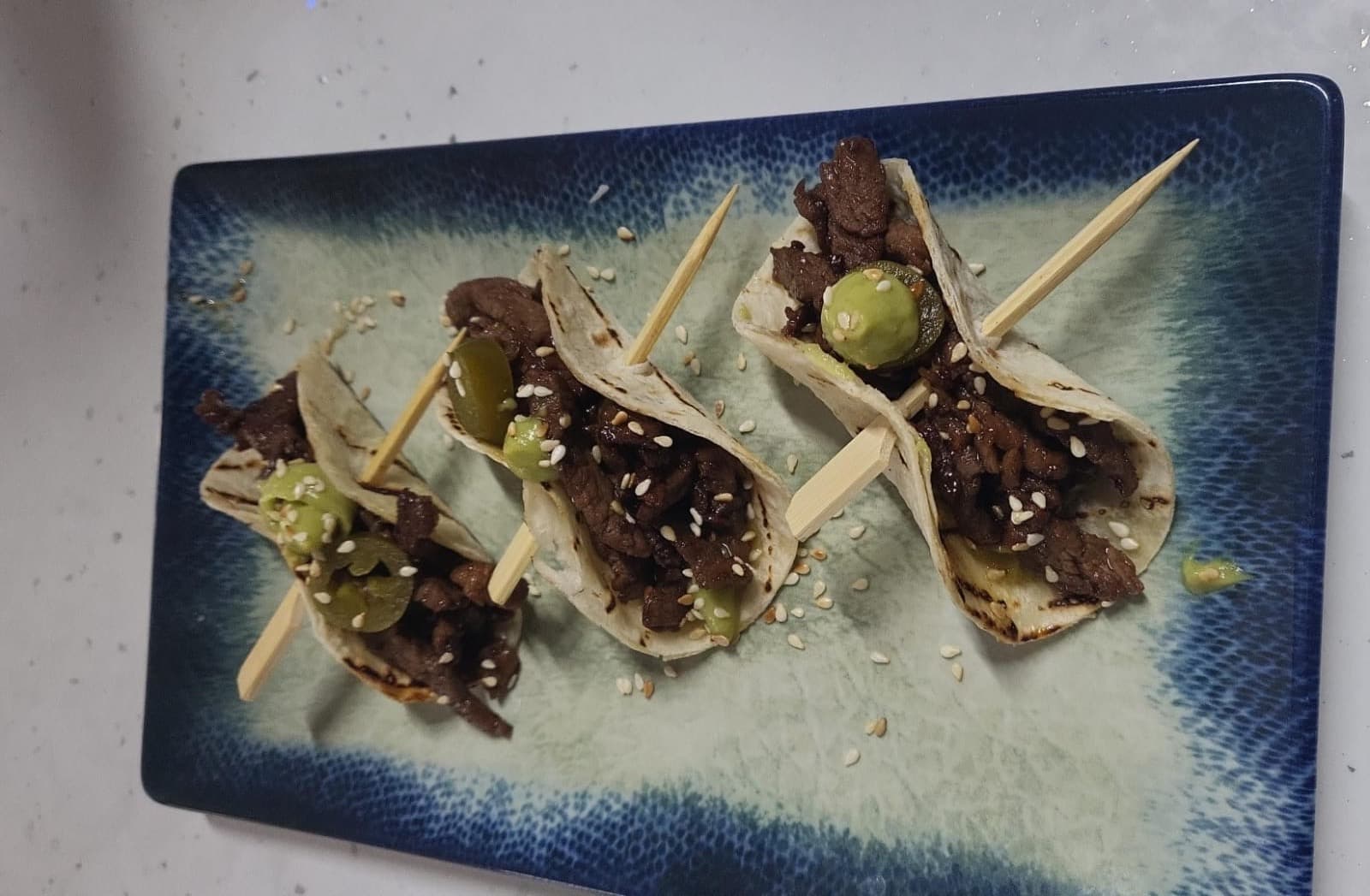 3 Tacos de boeuf Angus - Menu item