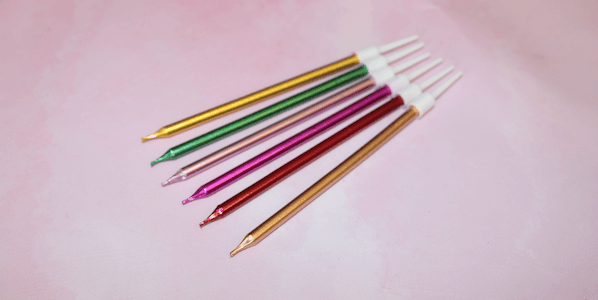 6 Bougies Multicolore - Menu item