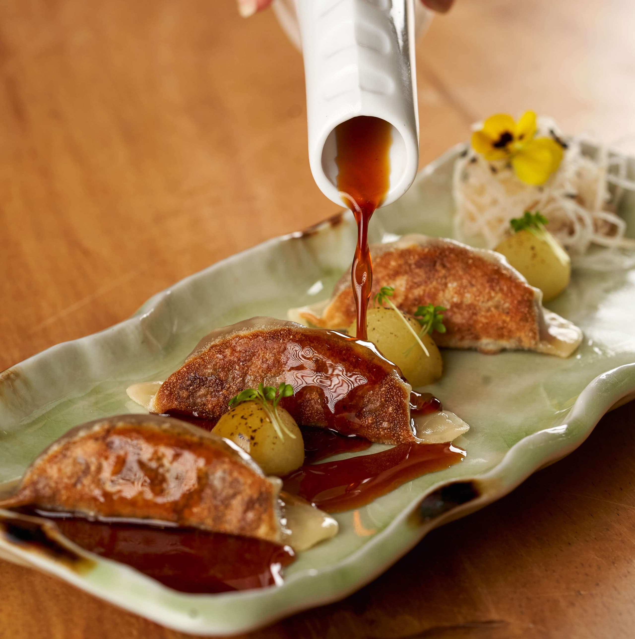 99 Wagyu gyozas - Menu item