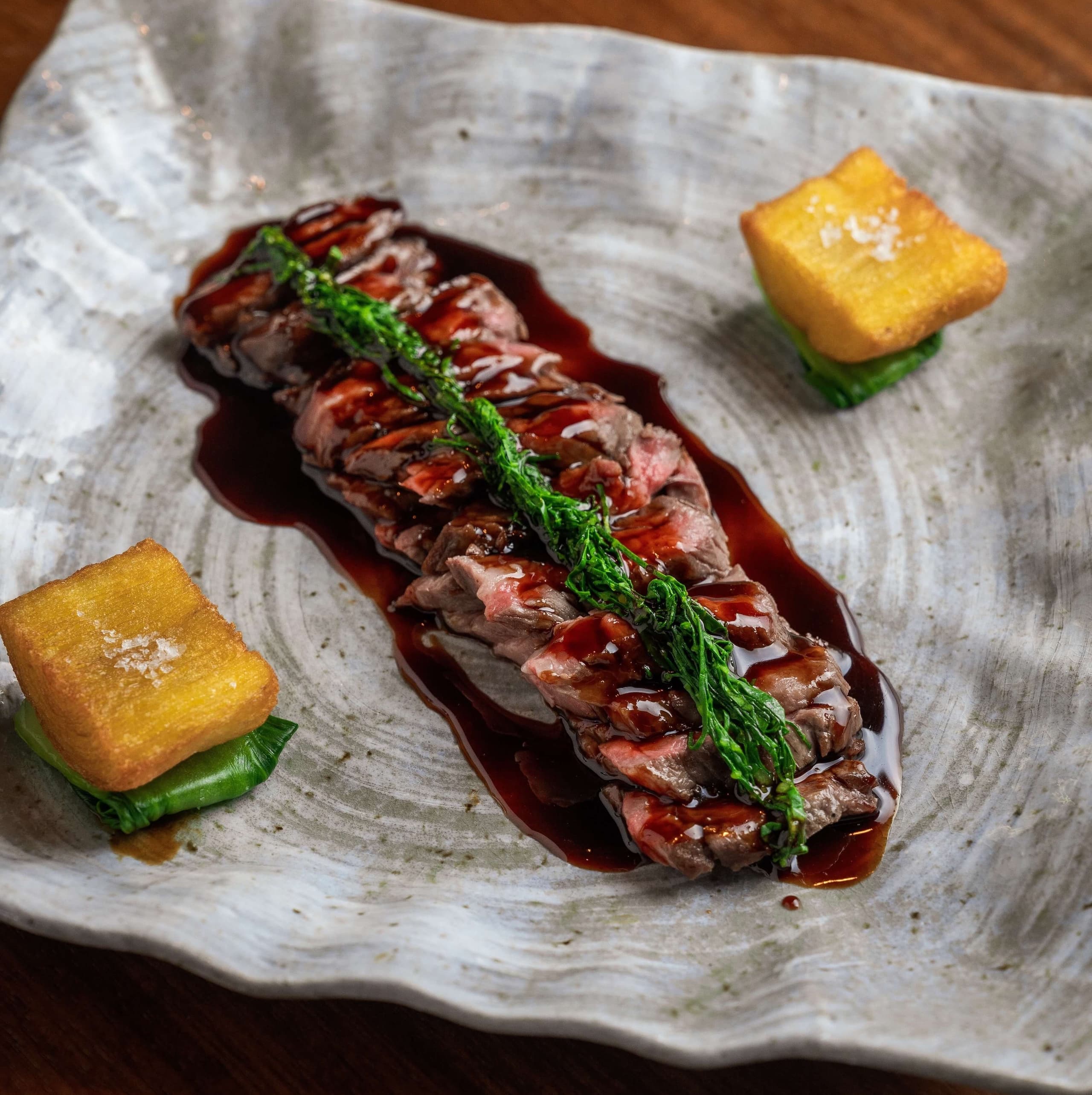 99 galangal skirt steak - Menu item