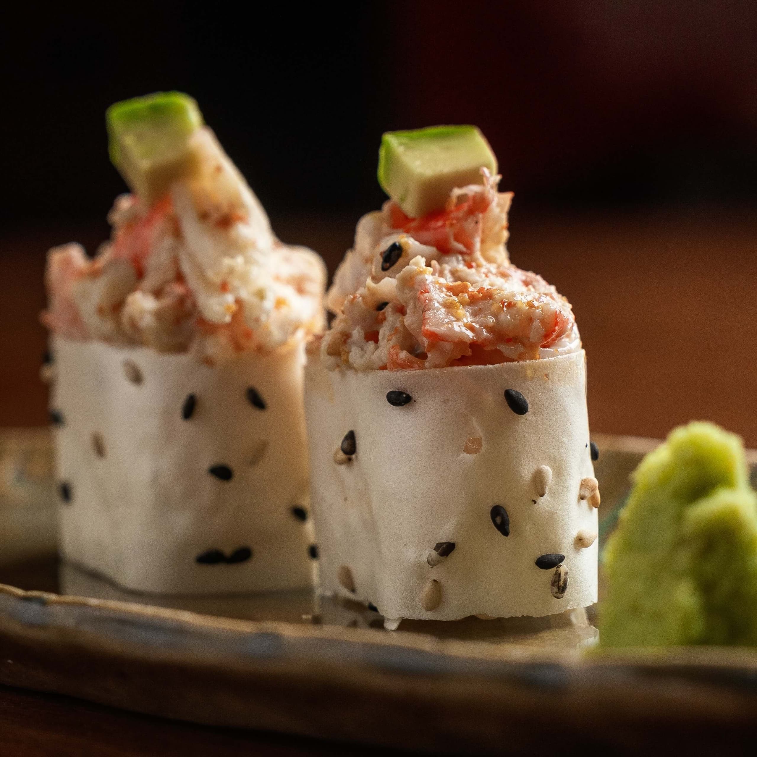 Alaskan king crab gunkan - Menu item