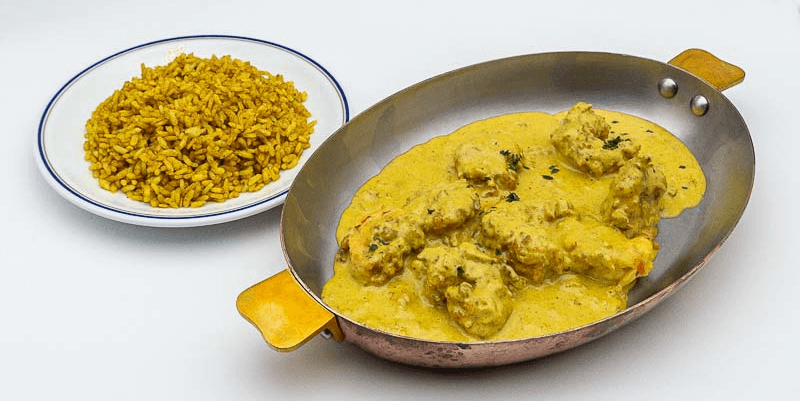 Gambas d'Argentine et sauce curry - Menu item
