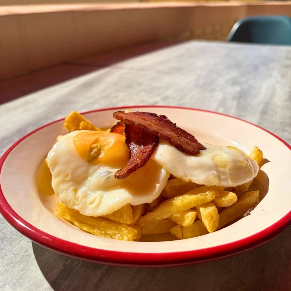 Bacon Eggs & Fries - Menu item