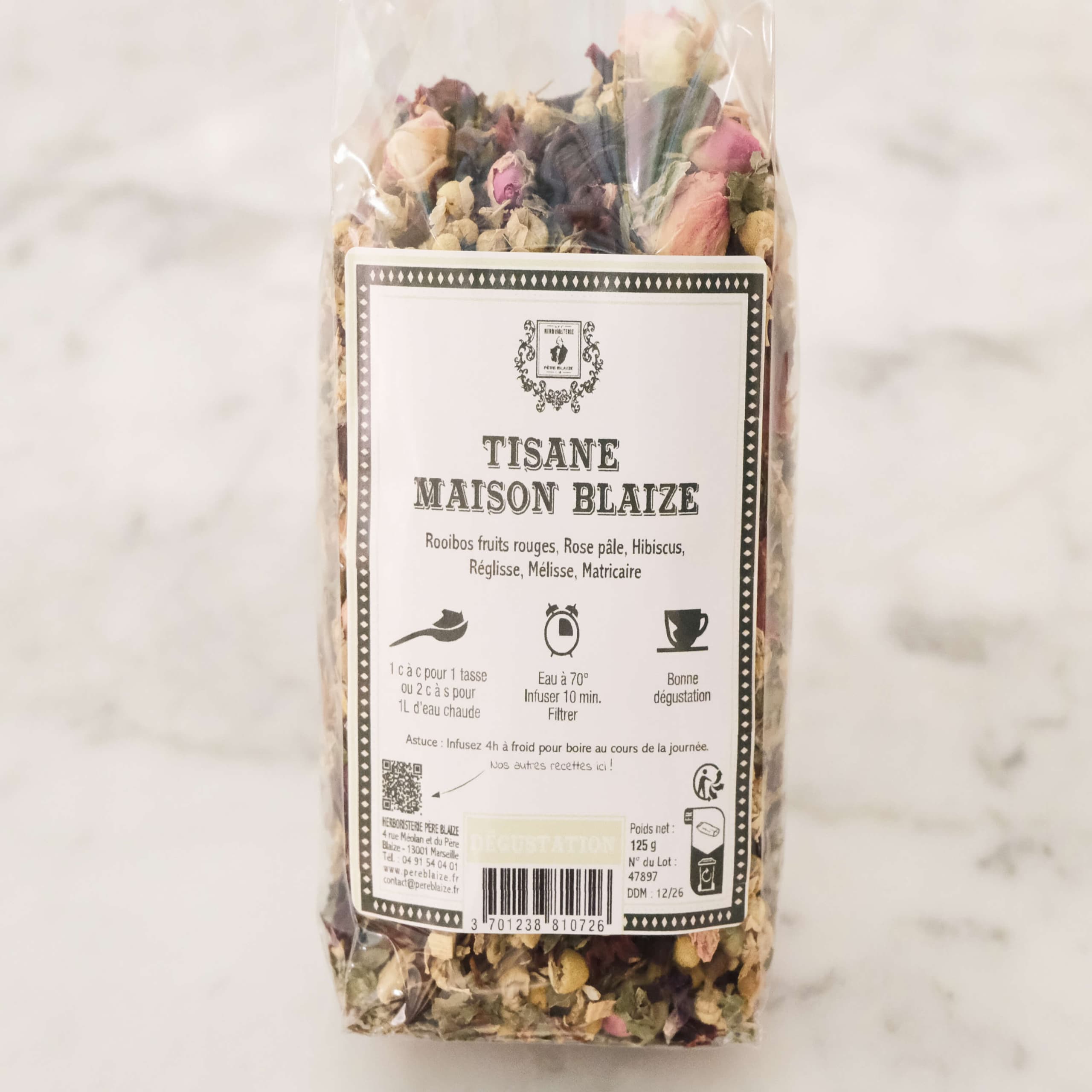 Tisane Maison Blaize 125gr - Menu item