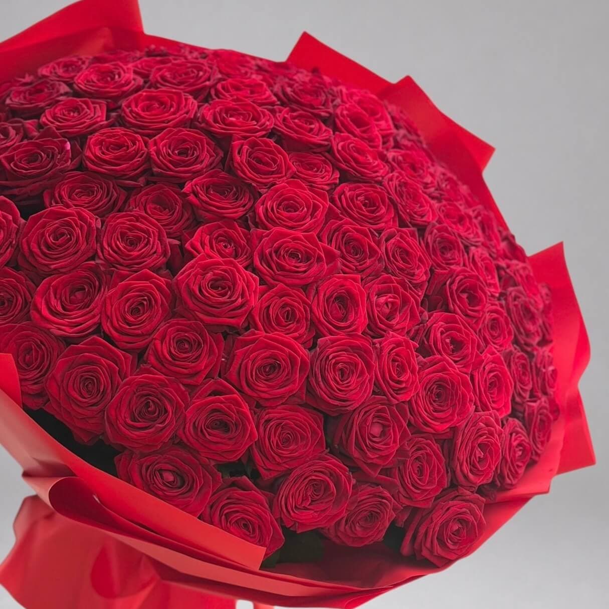 Bouquet de 101 roses rouges - Menu item