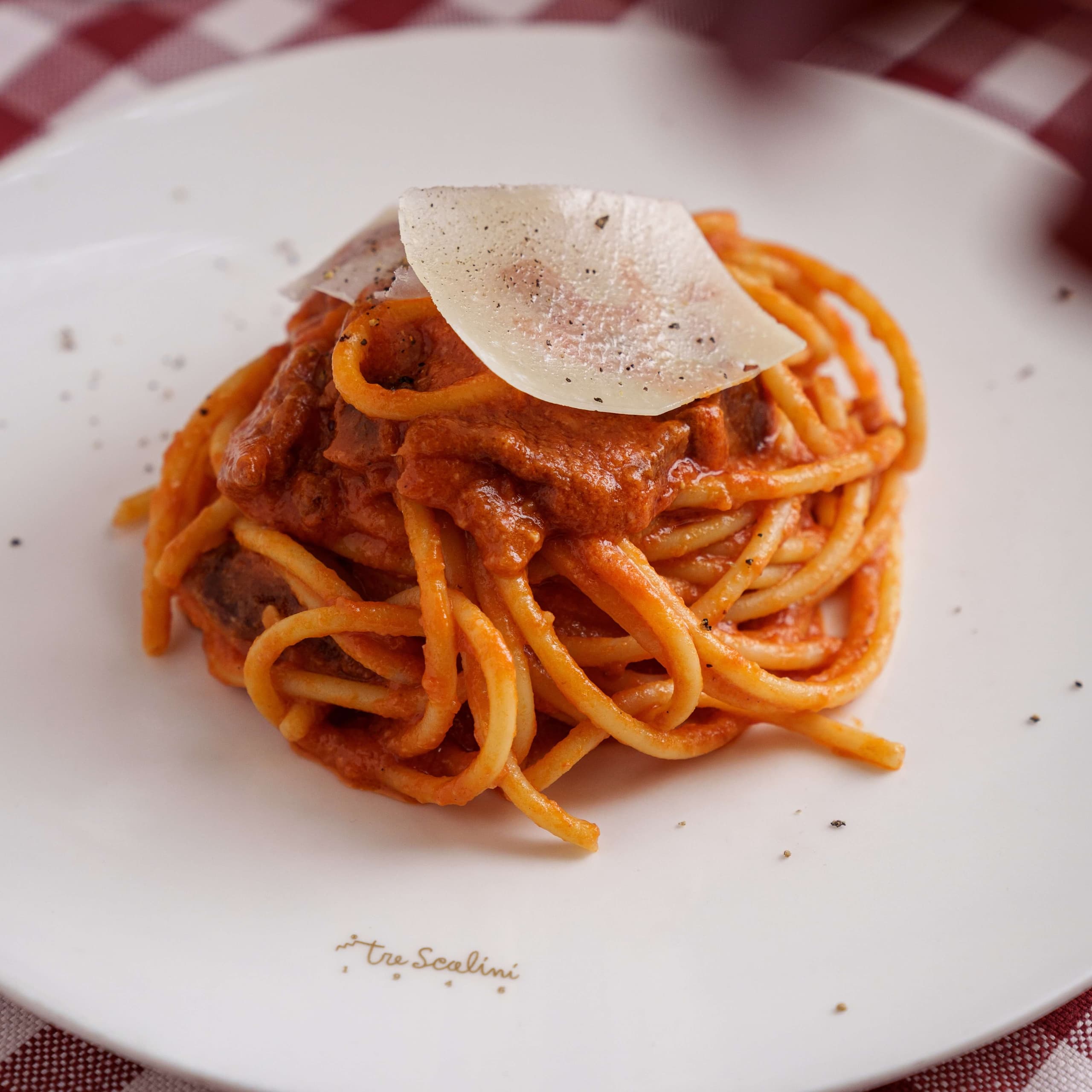 Bucatini all'amatriciana - Menu item