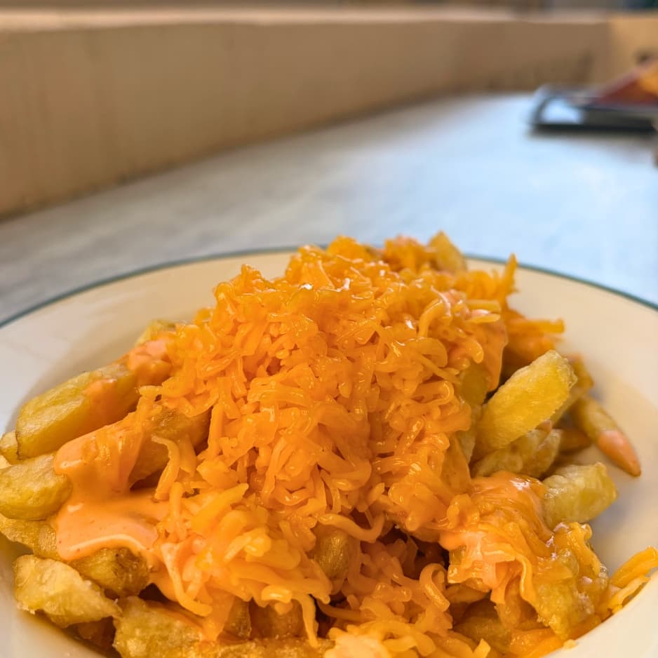 Cheddar Fries - Menu item