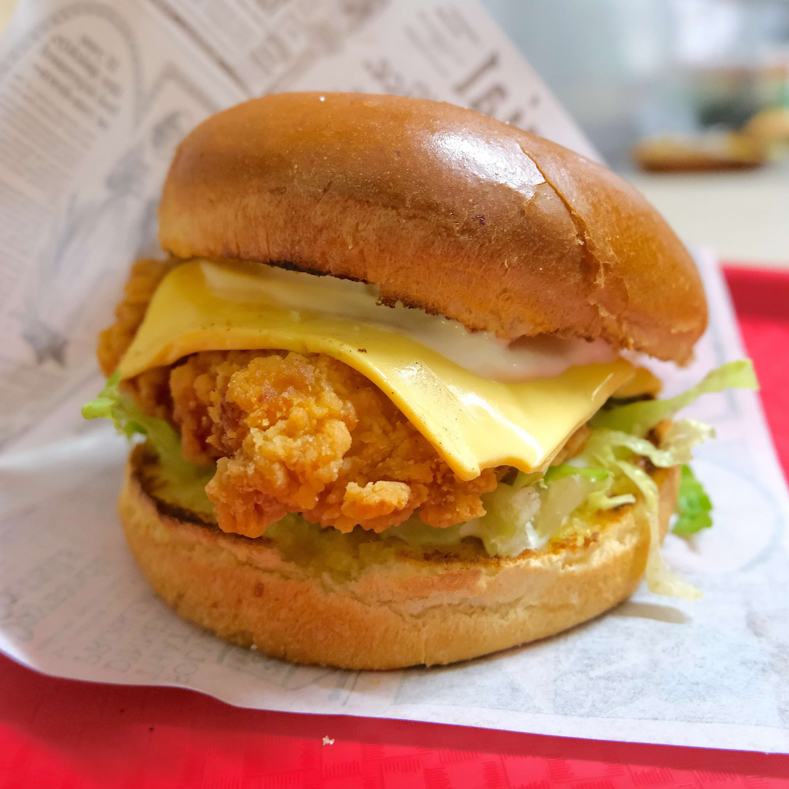 Chicken Burger Combo + Frites Fraîches + Boisson - Menu item