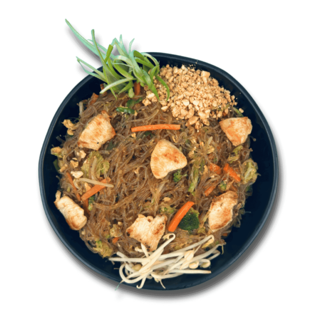 Pad Boon Sen Kai Poulet - Menu item
