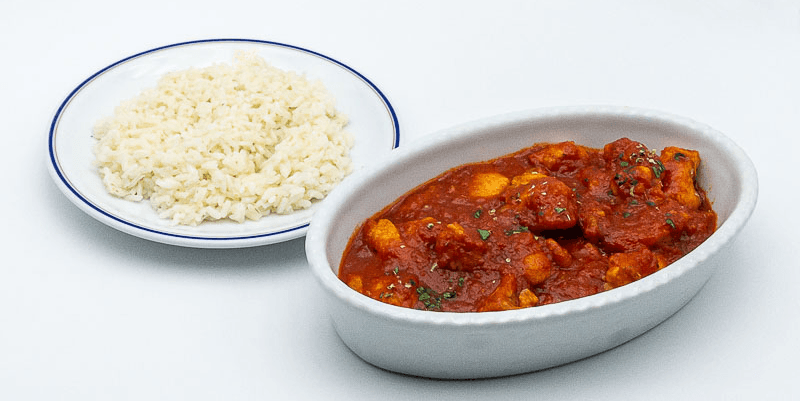 Poulet alla Pizzaiola et Riz Pilaf  - Menu item