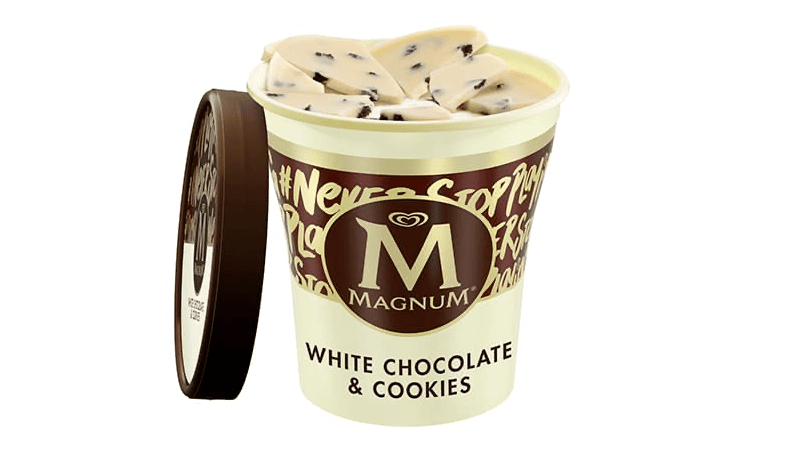Magnum Chocolat Blanc & Cookies 440ml - Menu item