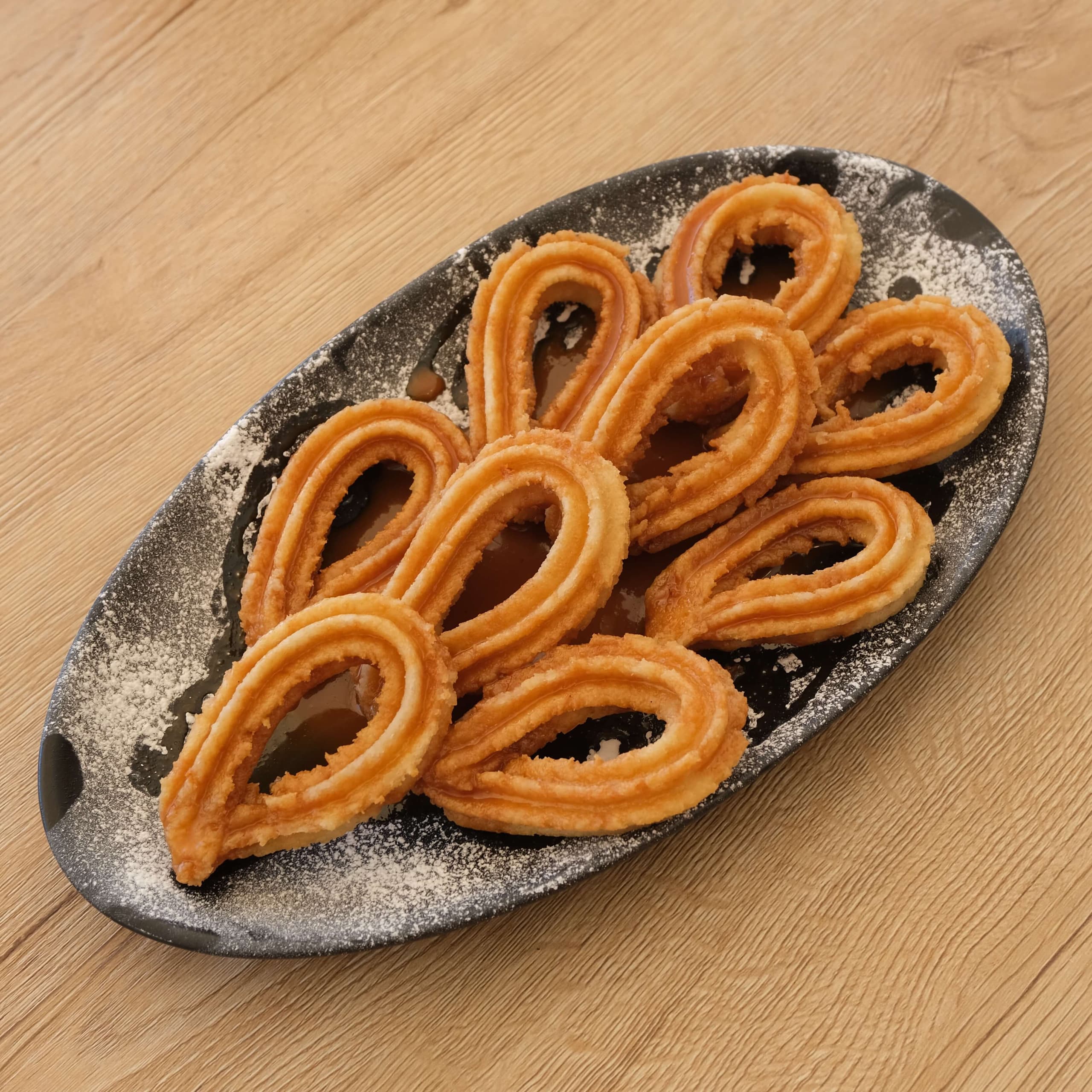 Churros con cajeta - Menu item