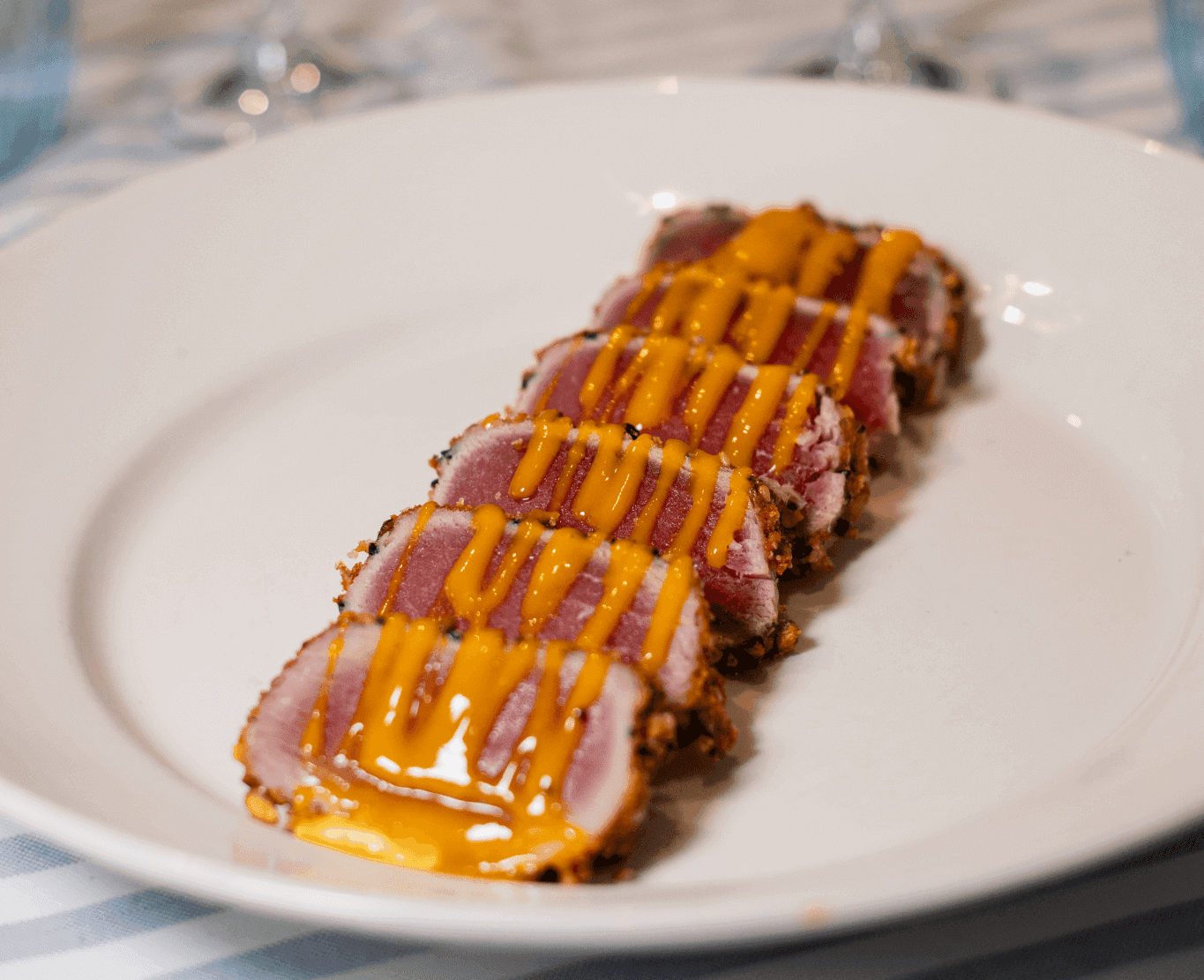Crusted tuna