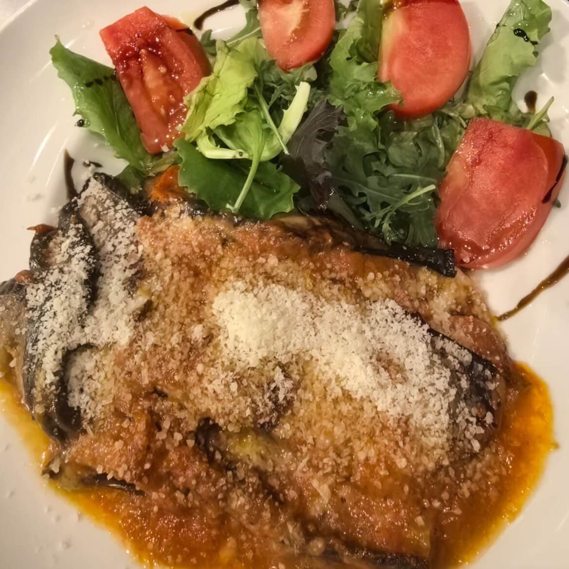 Aubergines à la parmigiana - Menu item