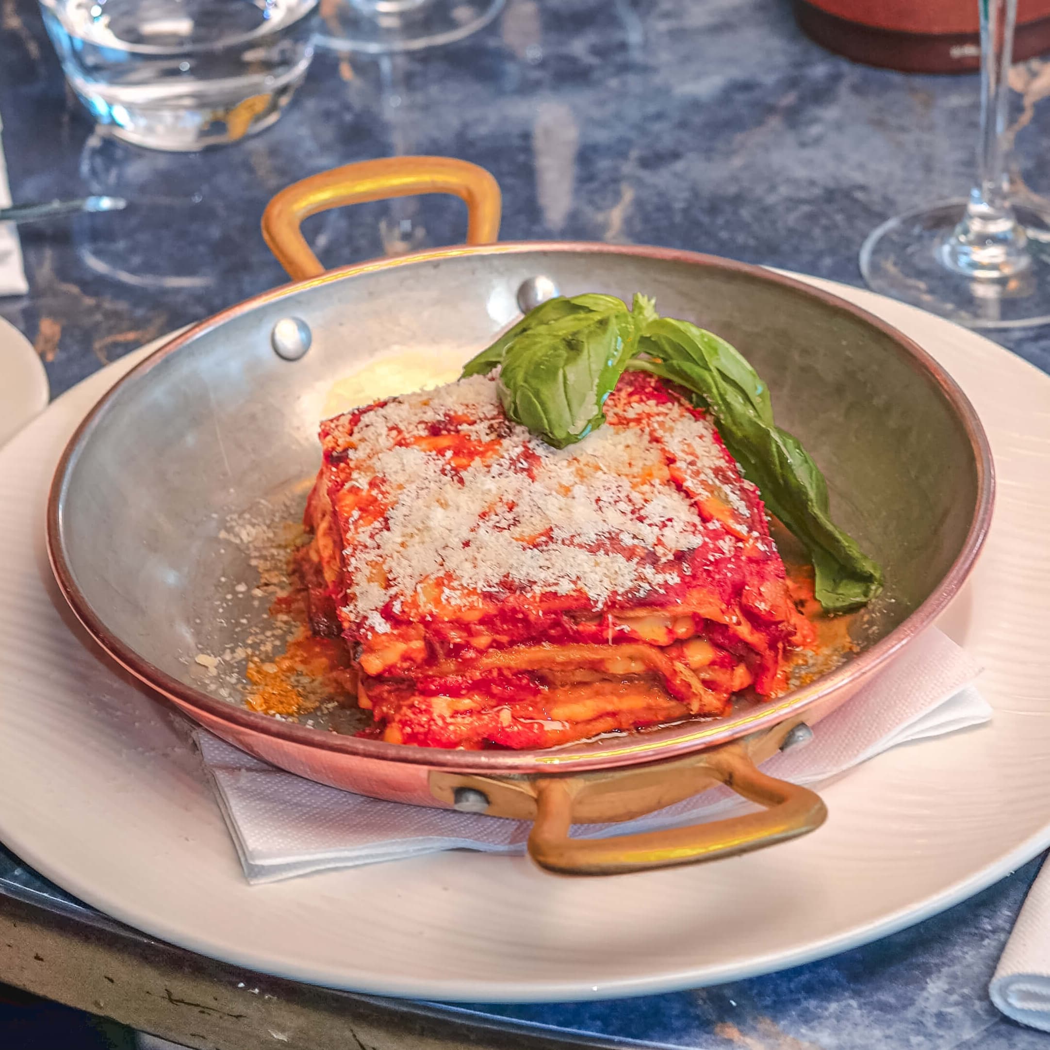 Aubergines Parmigiana - Menu item