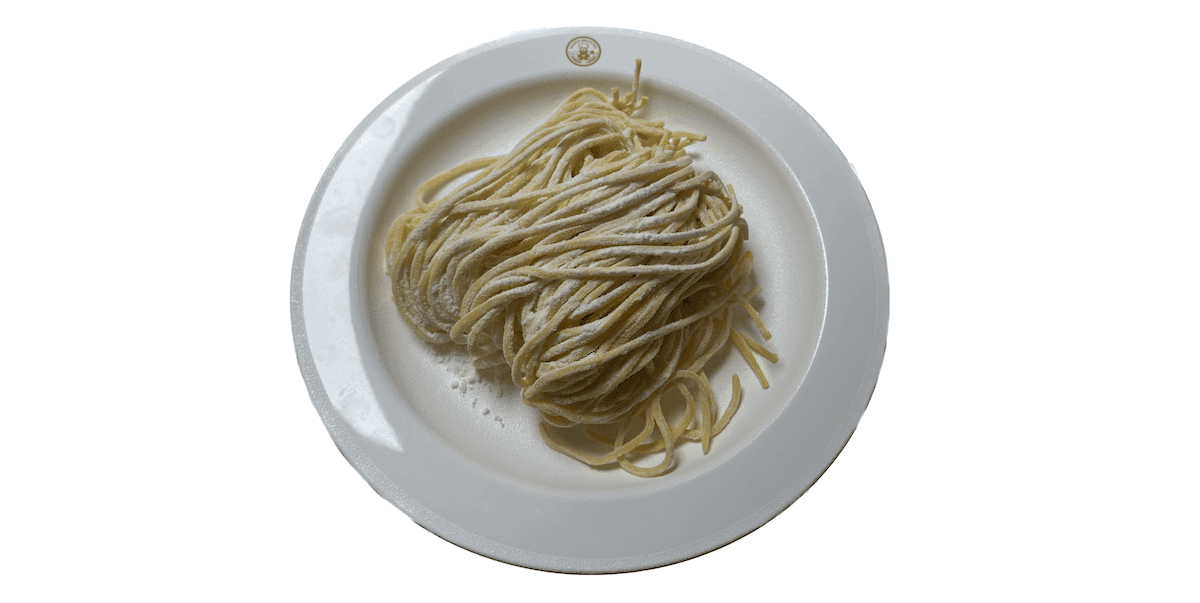 Spaghetti aux œufs - Menu item