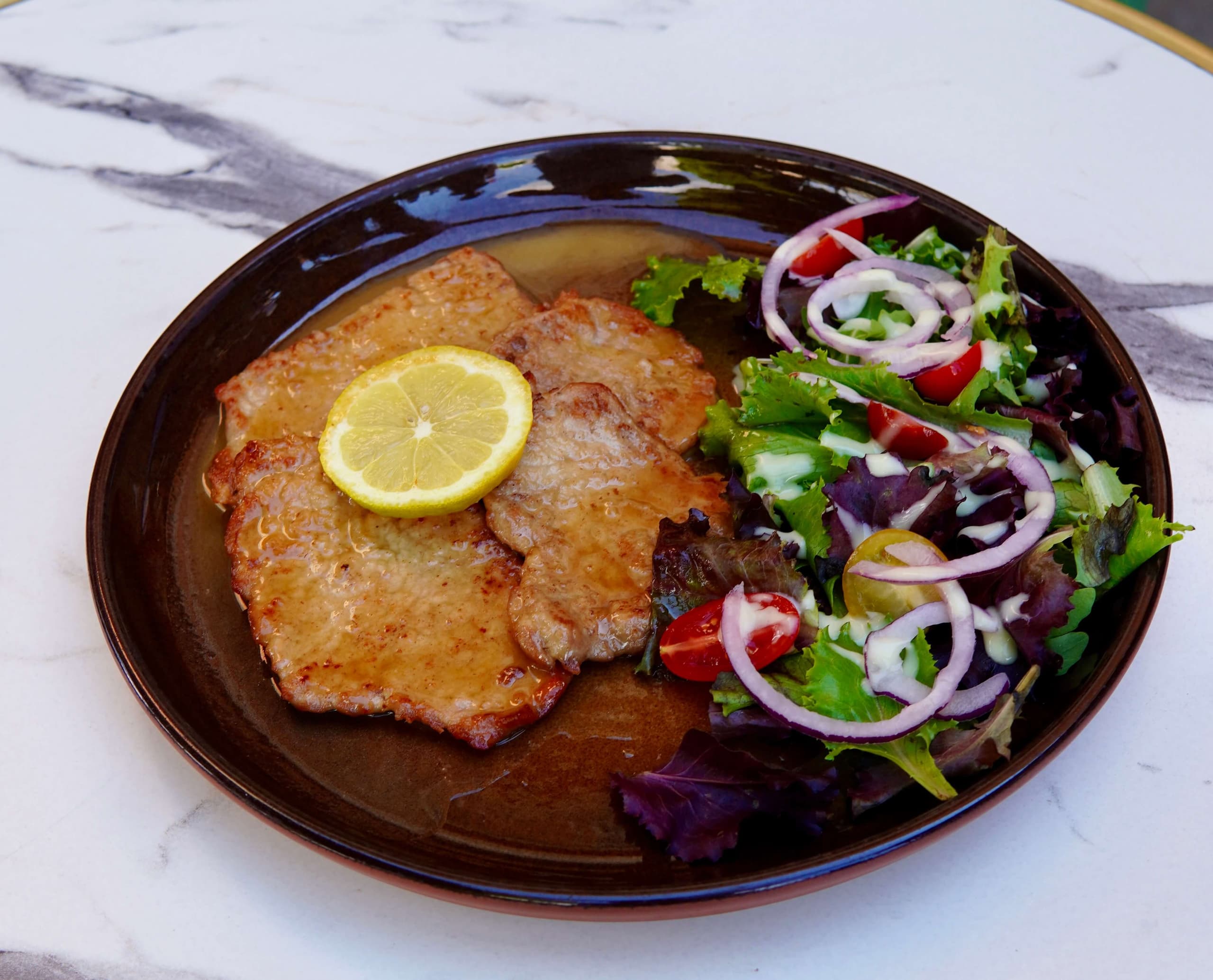 Escalope au Vin  - Menu item