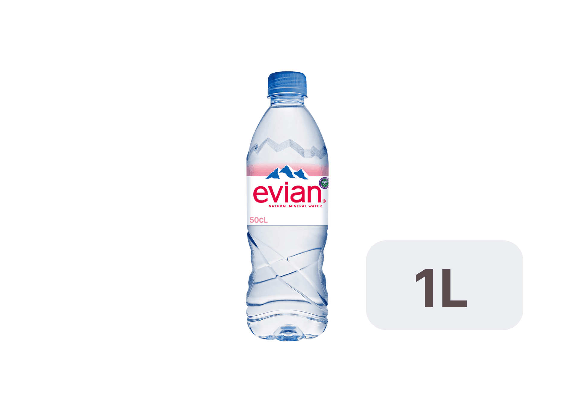 Evian 1L - Menu item
