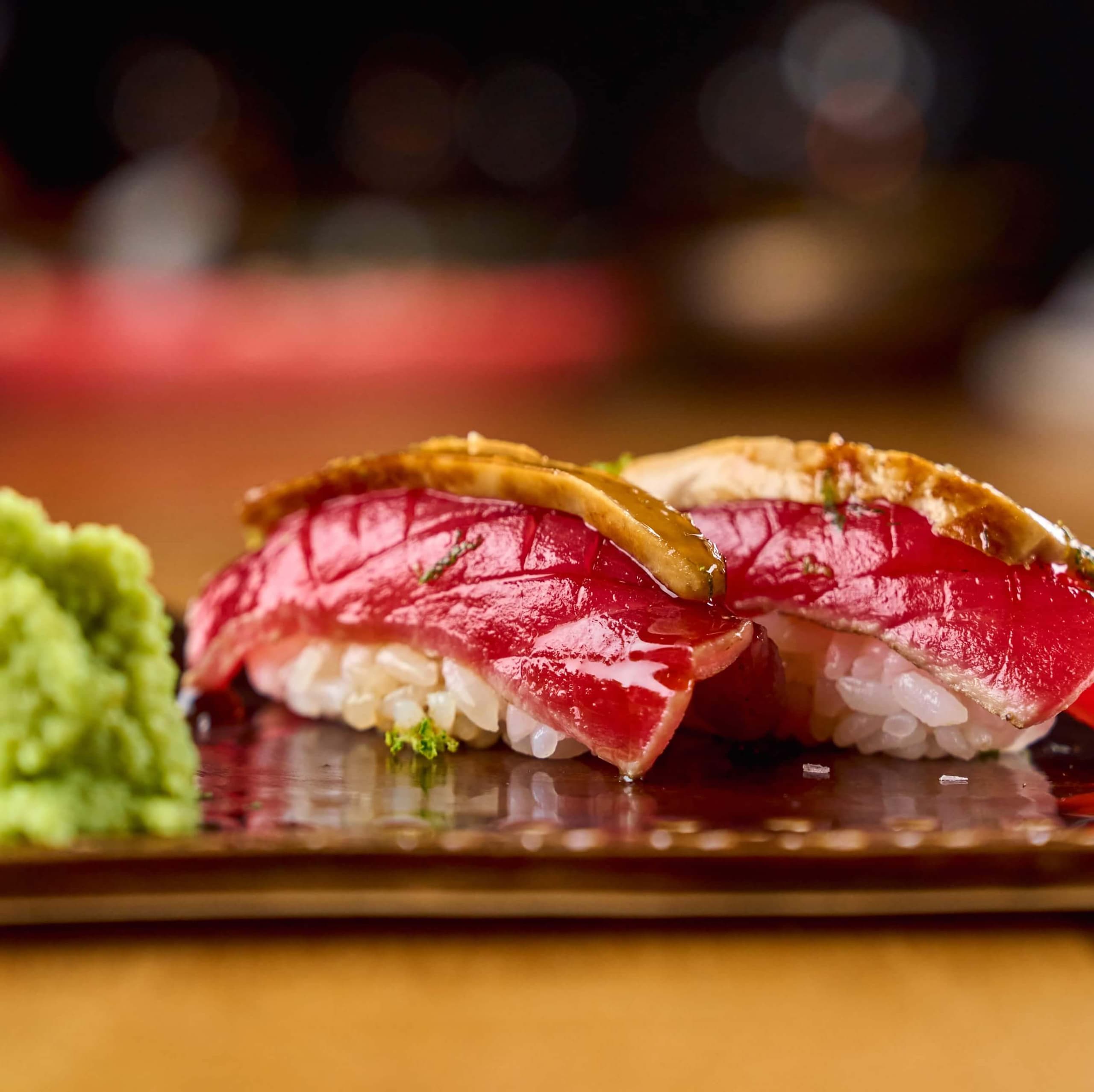 Foie gras & maguro zuke - Menu item