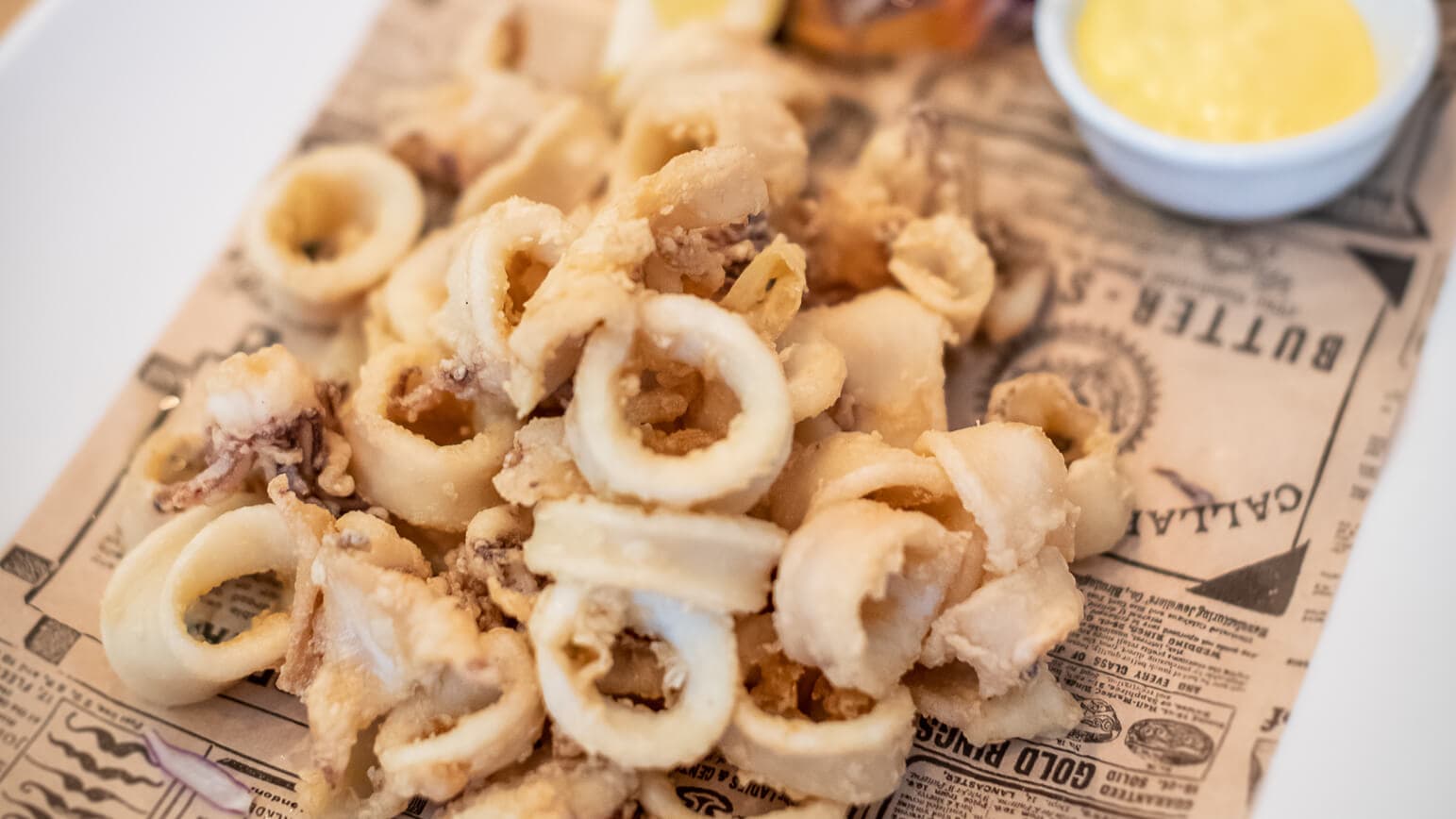 Friture de calamars - Menu item