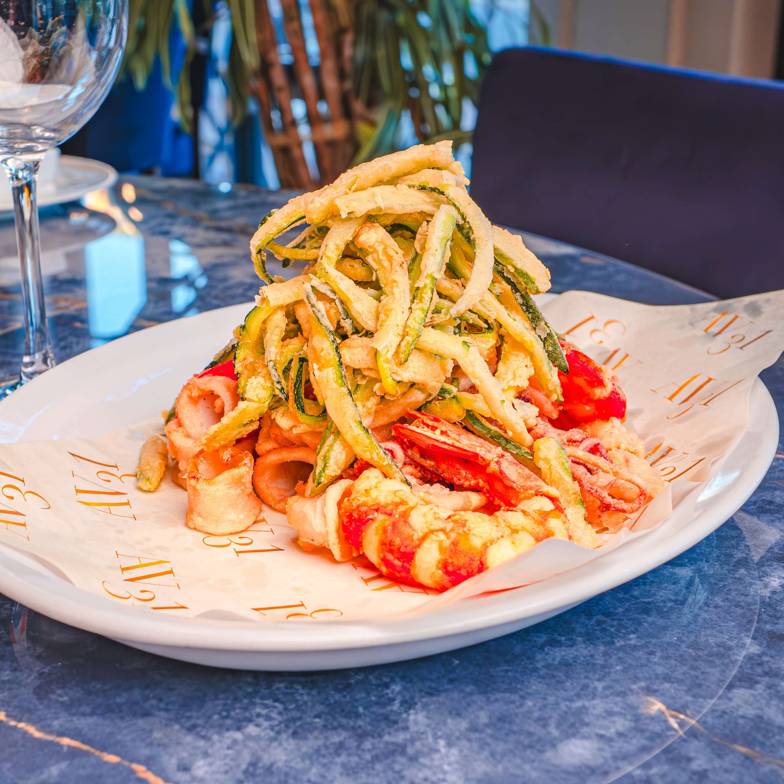 La Friture de Calamars, Crevettes & Courgettes - Menu item