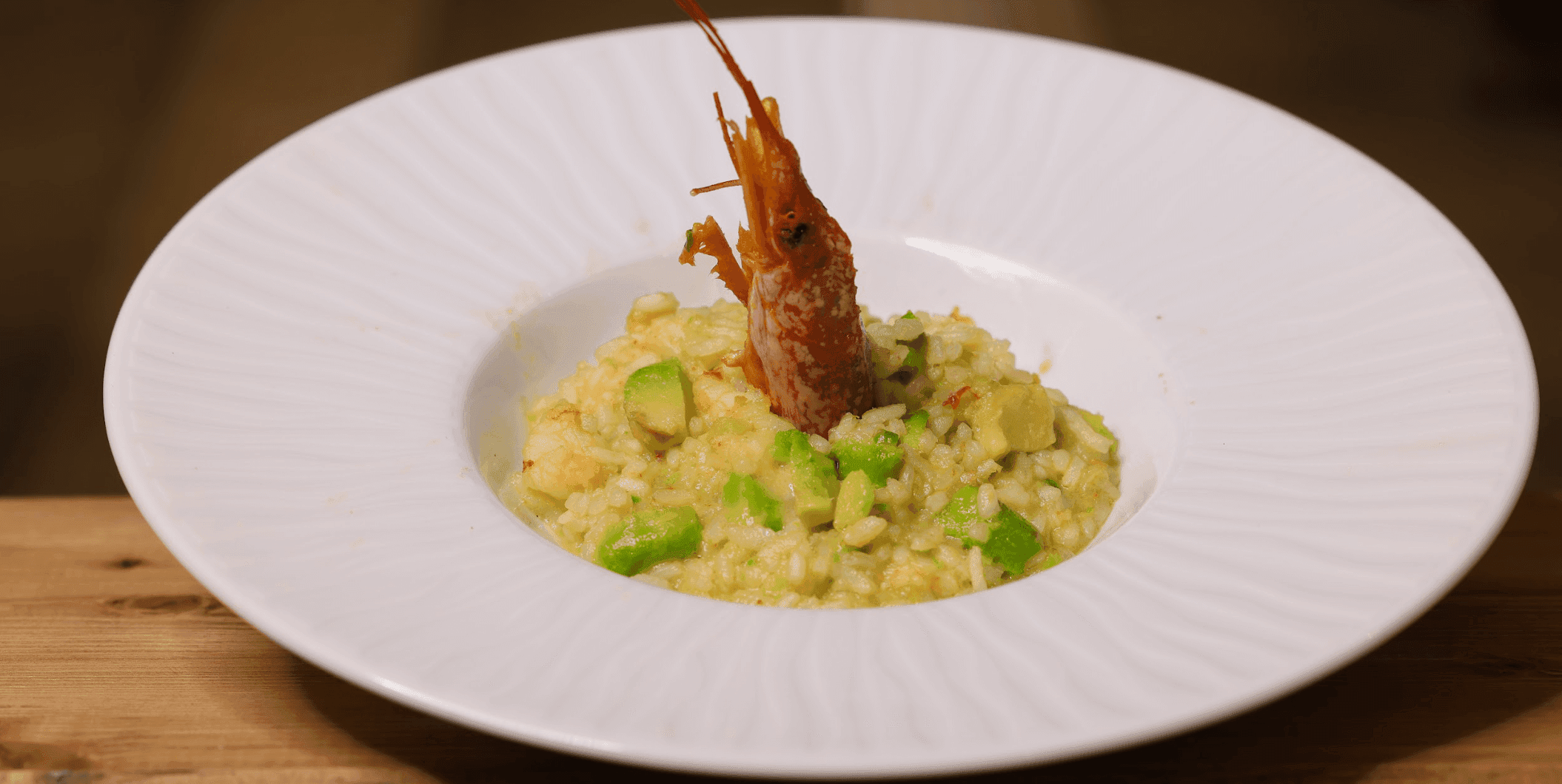 Risotto Gamberi et crème d'artichauts - Menu item