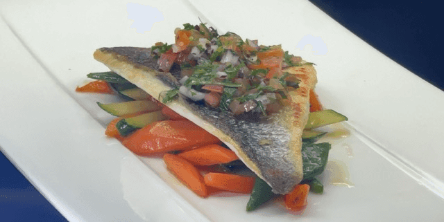 Dos de daurade à la plancha - Menu item