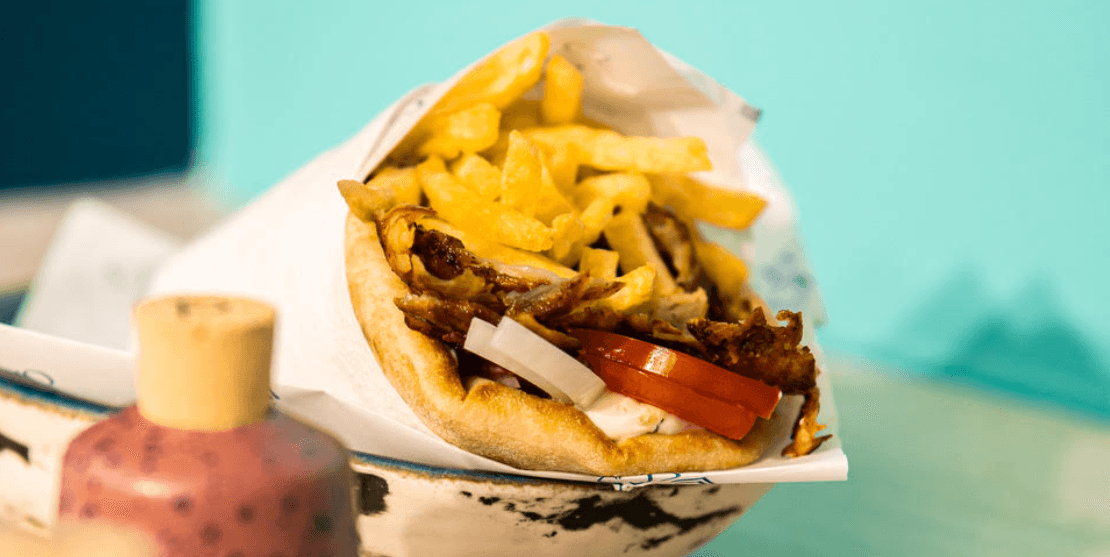 Pita Gyros Porc - Menu item