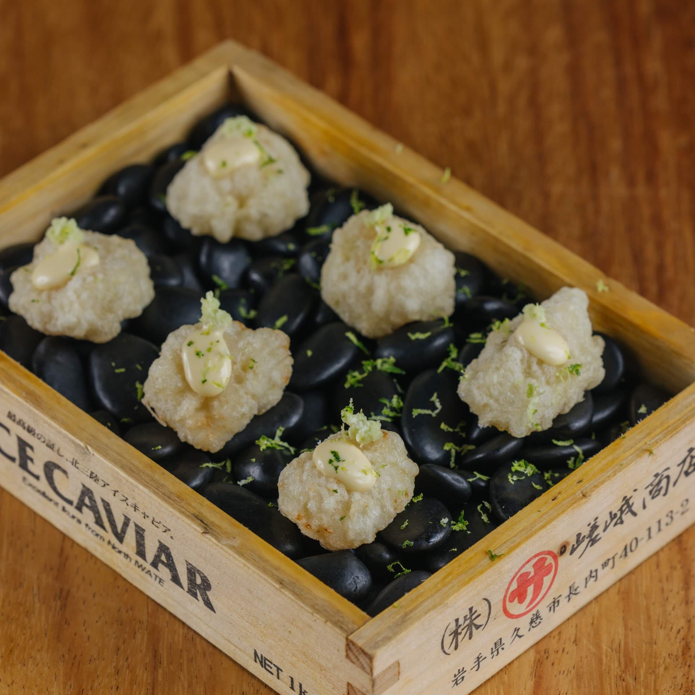 Hotate tempura - Menu item