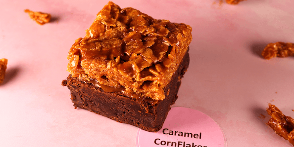 Brownie Caramel Cornflakes individuel - Menu item