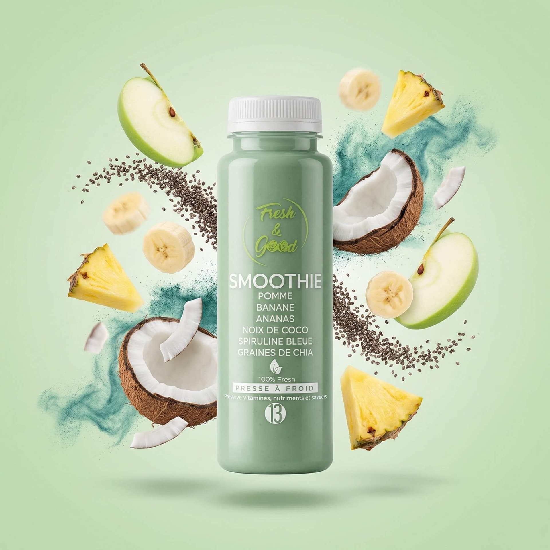 J13 Spiruline 250ml - Menu item