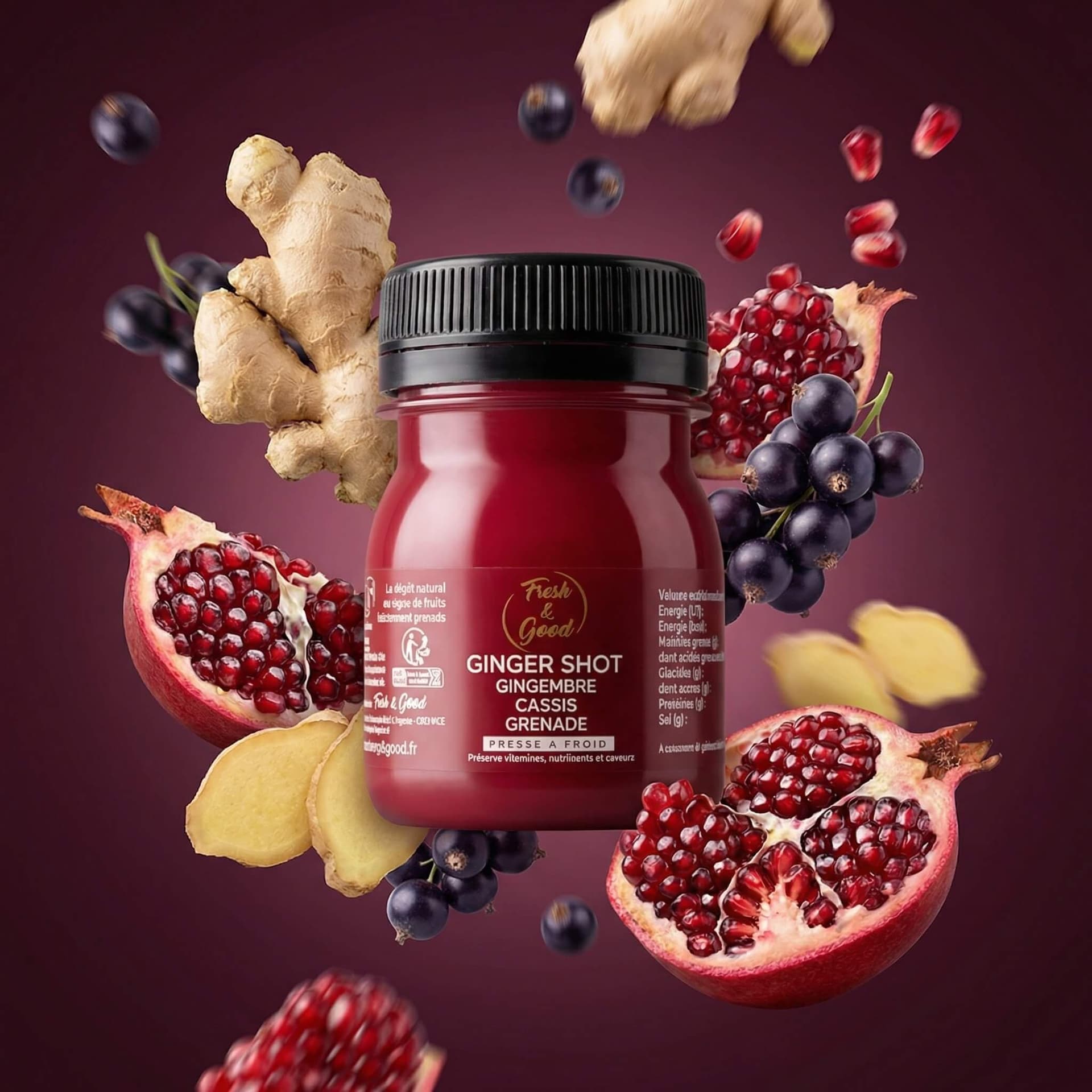 J16 Grenade Cassis 60ml - Menu item