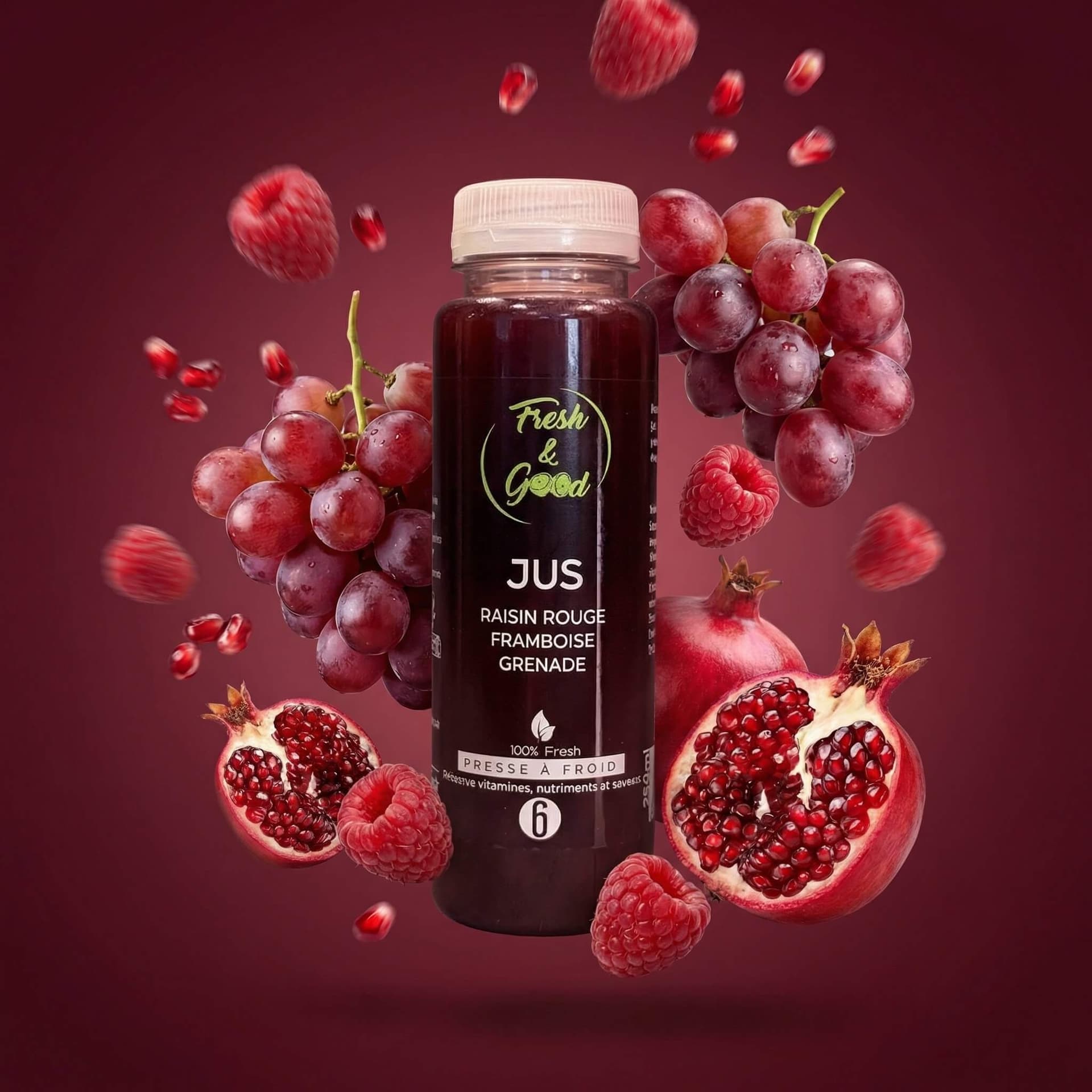J6 Raisin 250ml - Menu item