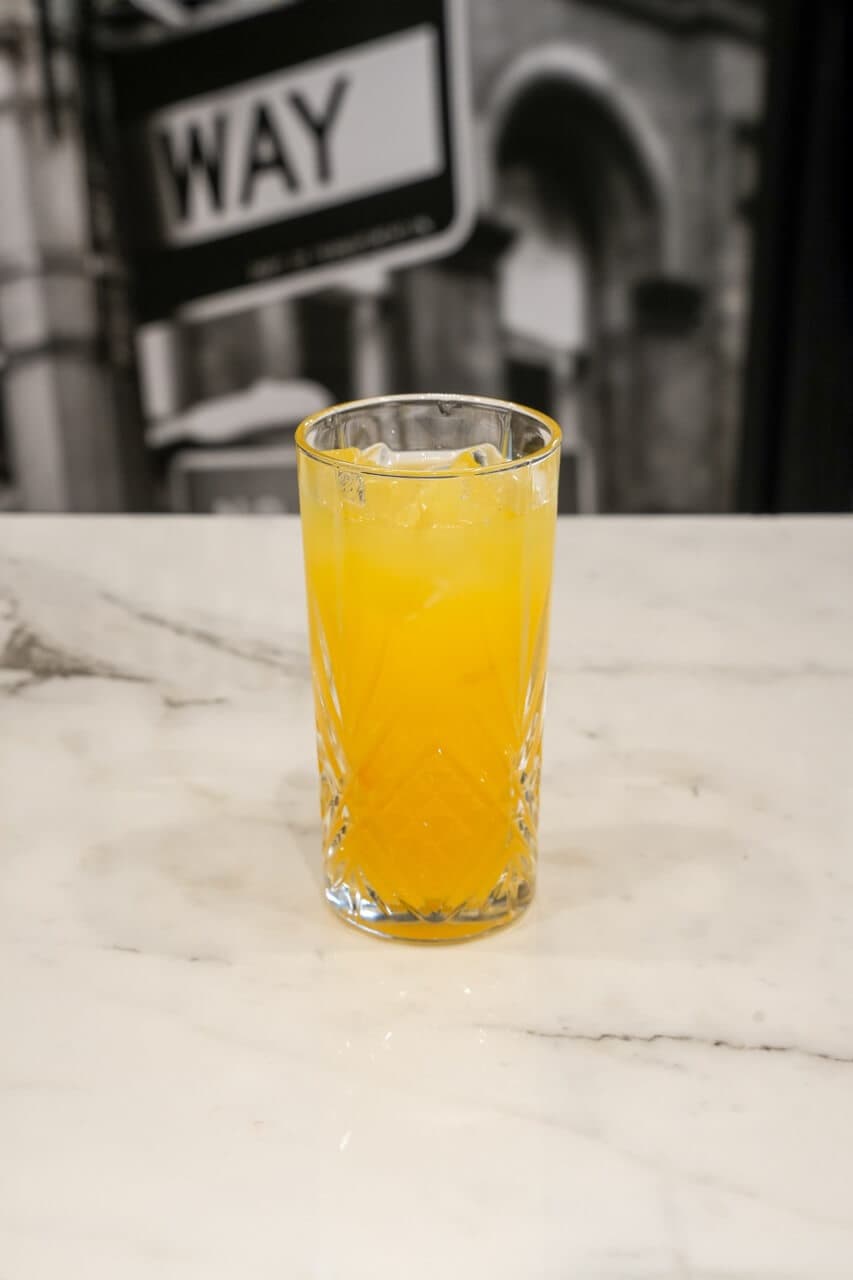 Jus d'orange pressé - Menu item