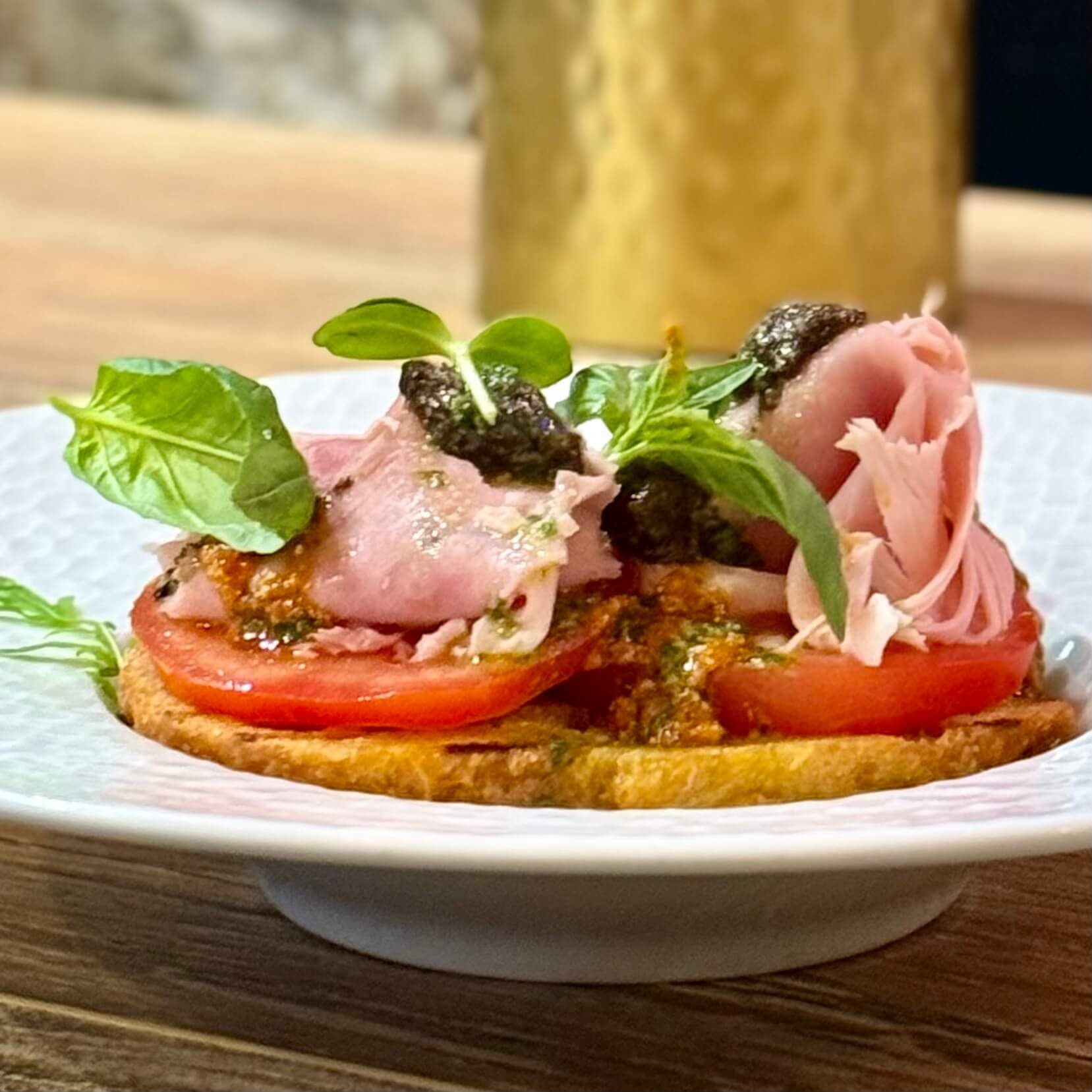 La Bruschetta al tartufo - Menu item