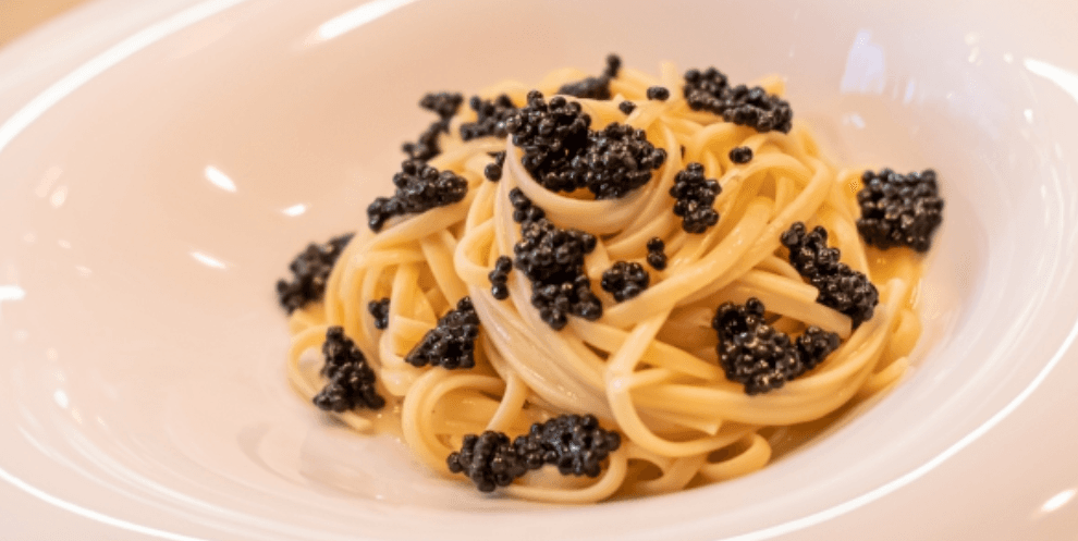 Linguine al caviale - Menu item