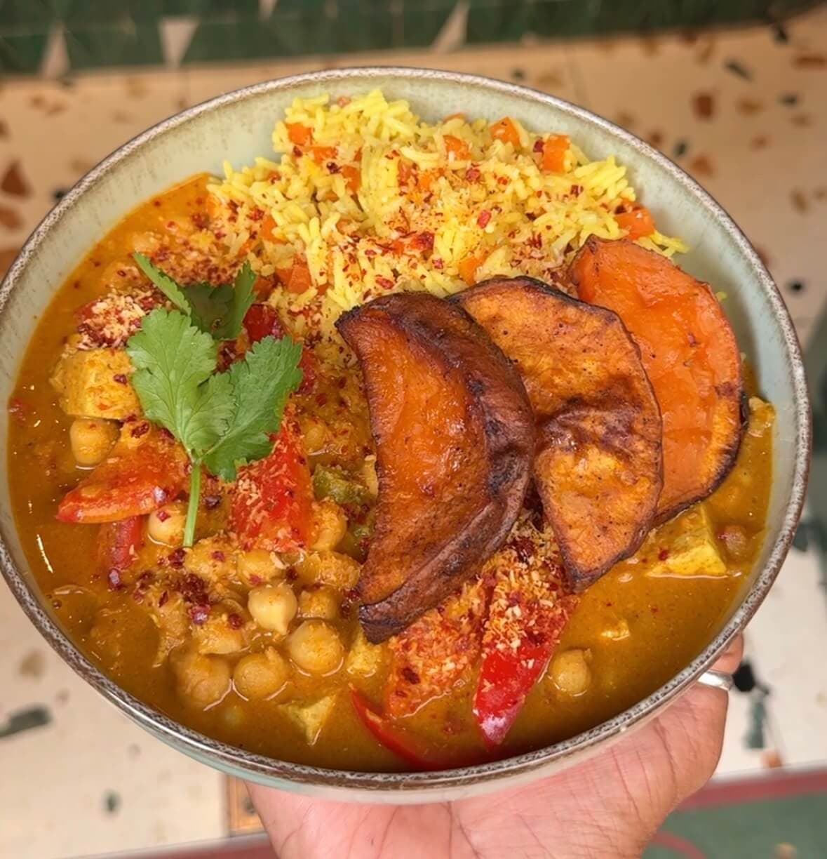 Plat de la Semaine : Curry coco pois-chiche - Menu item