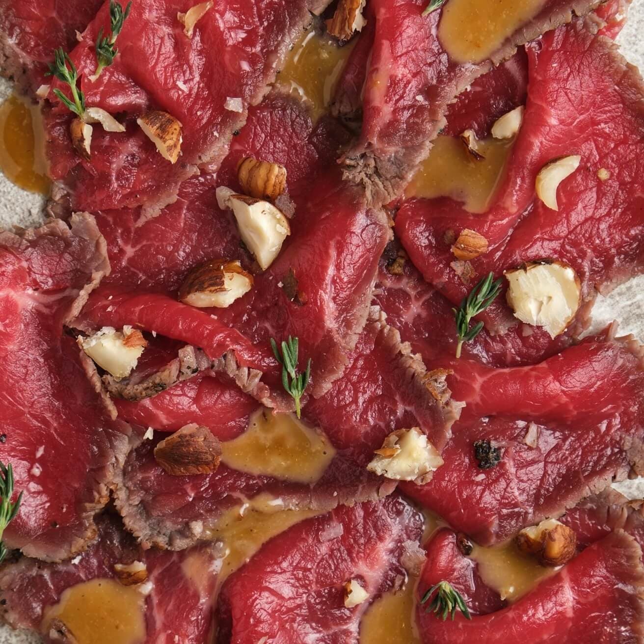 Carpaccio de Bœuf de Mario - Menu item