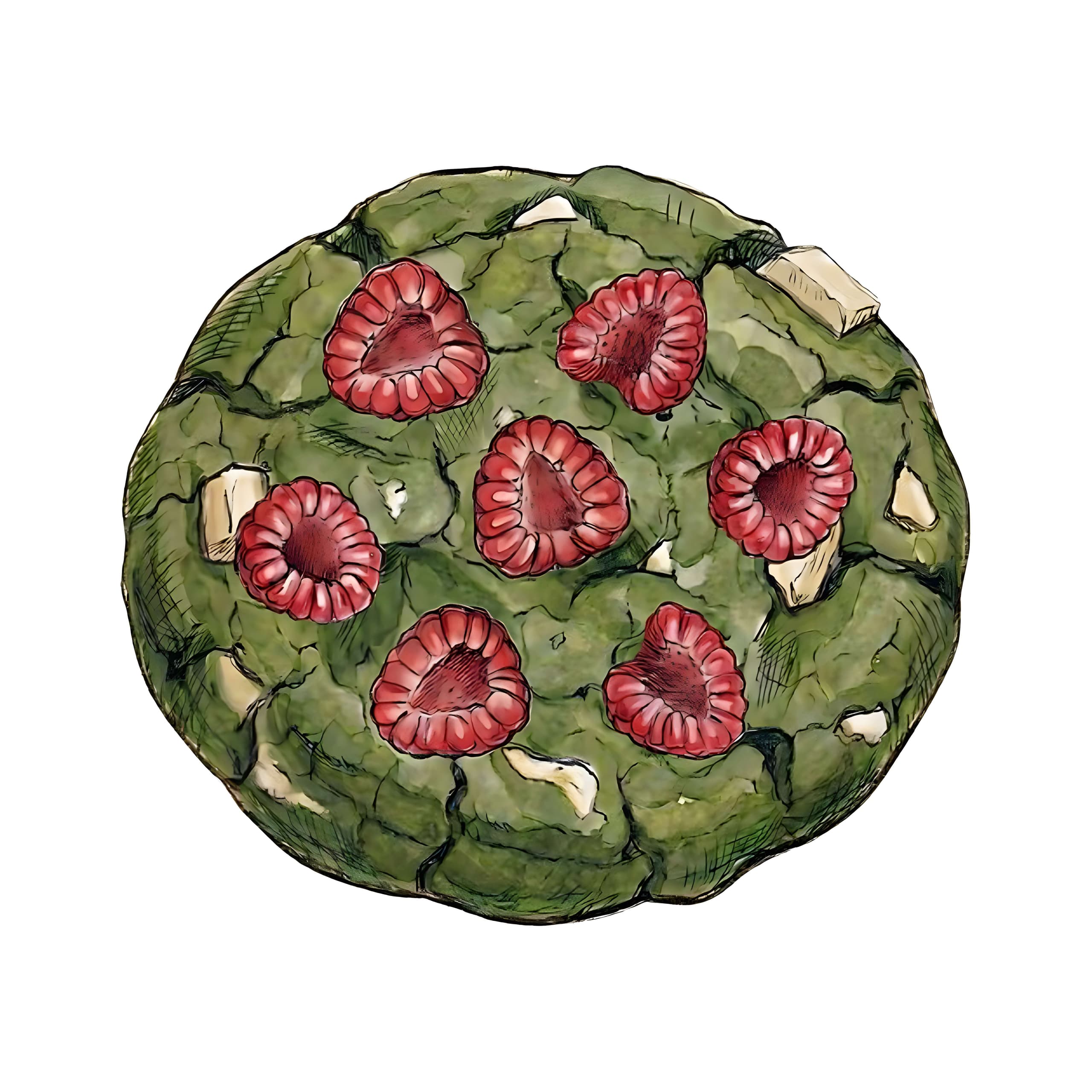 Matcha Cookie Framboises - Menu item