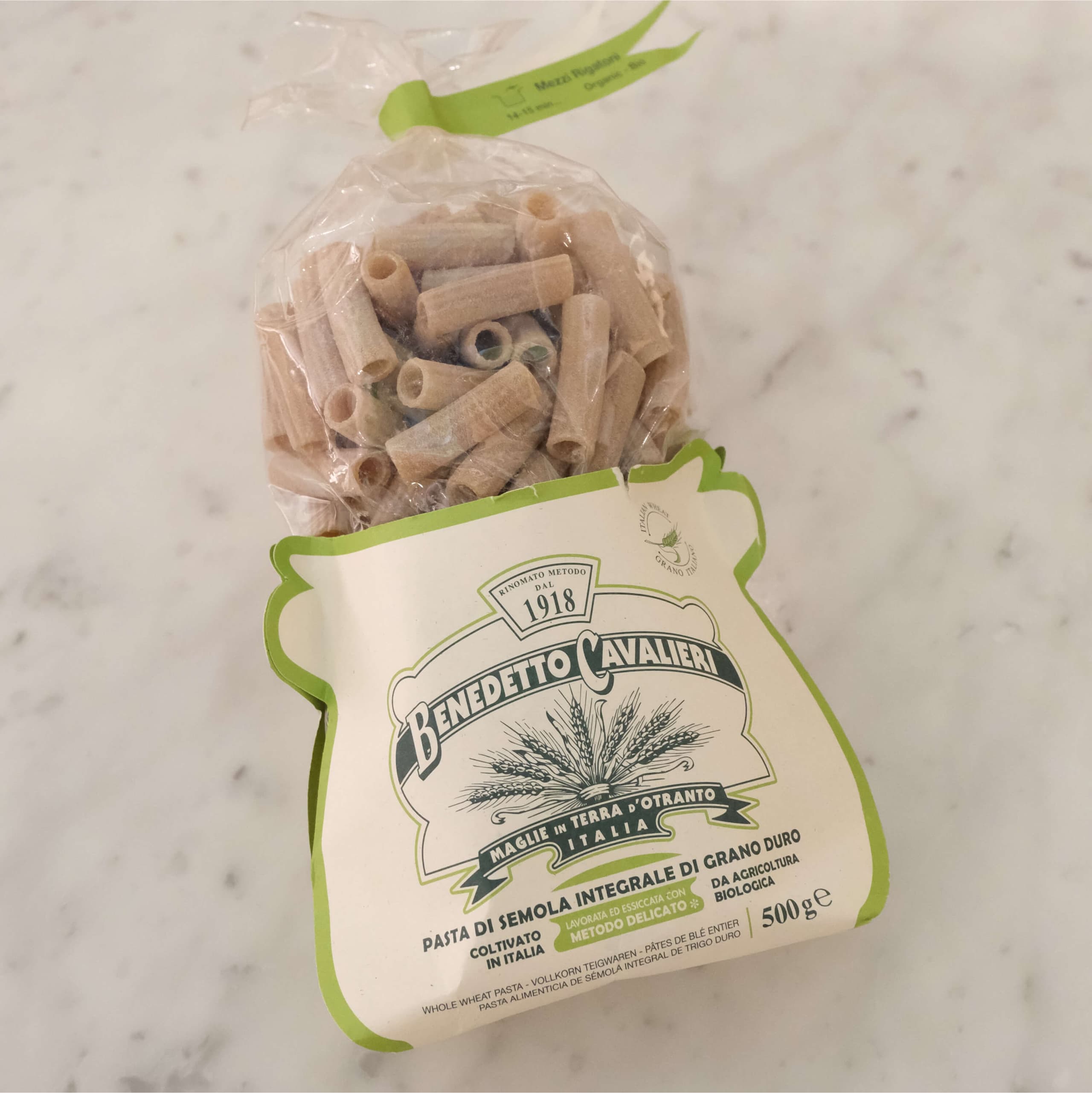 Mezzi rigatoni BIO et organic 500gr - Menu item