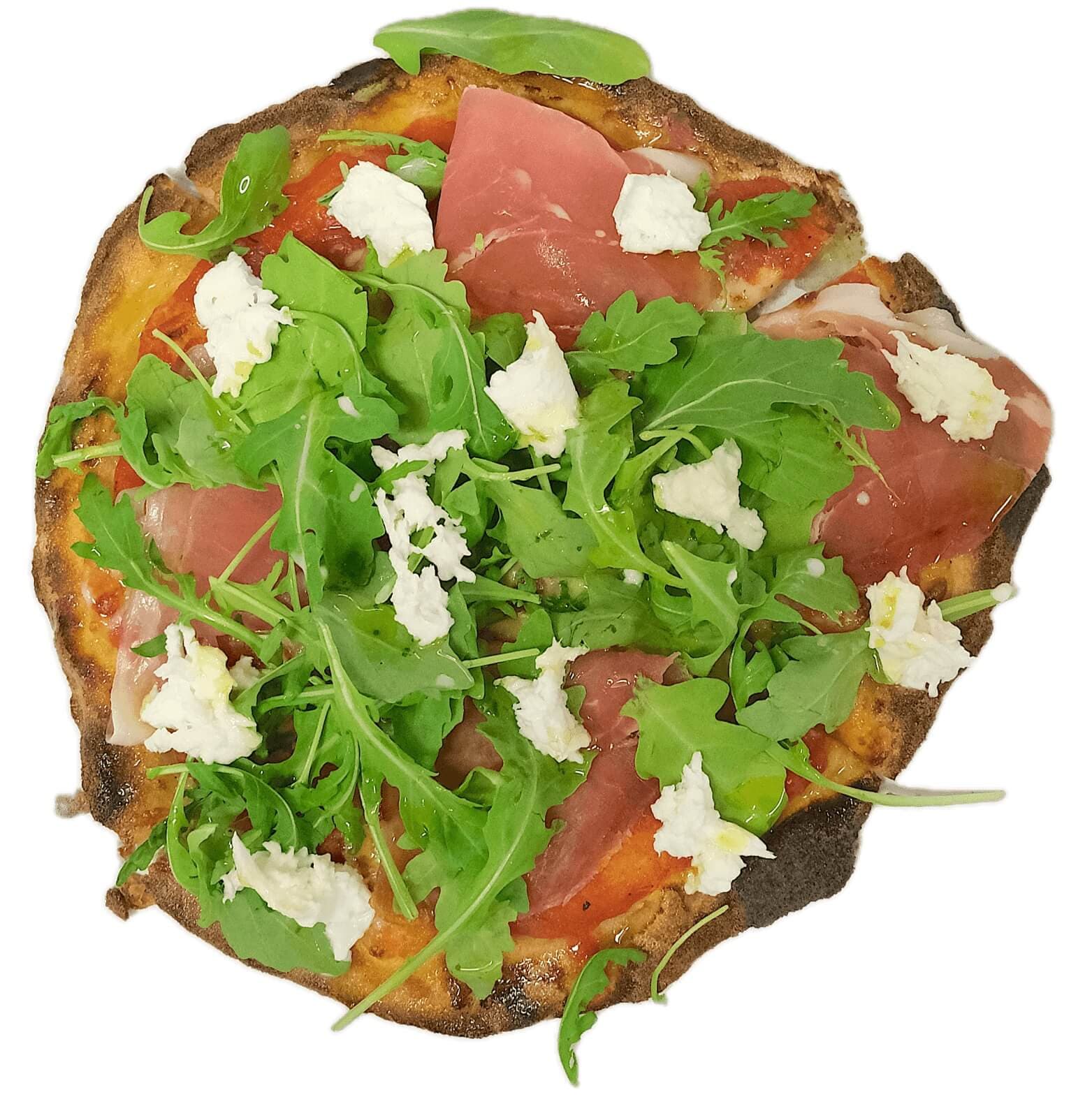 Mini Pizza Bufalo Crudo 22cm - Menu item