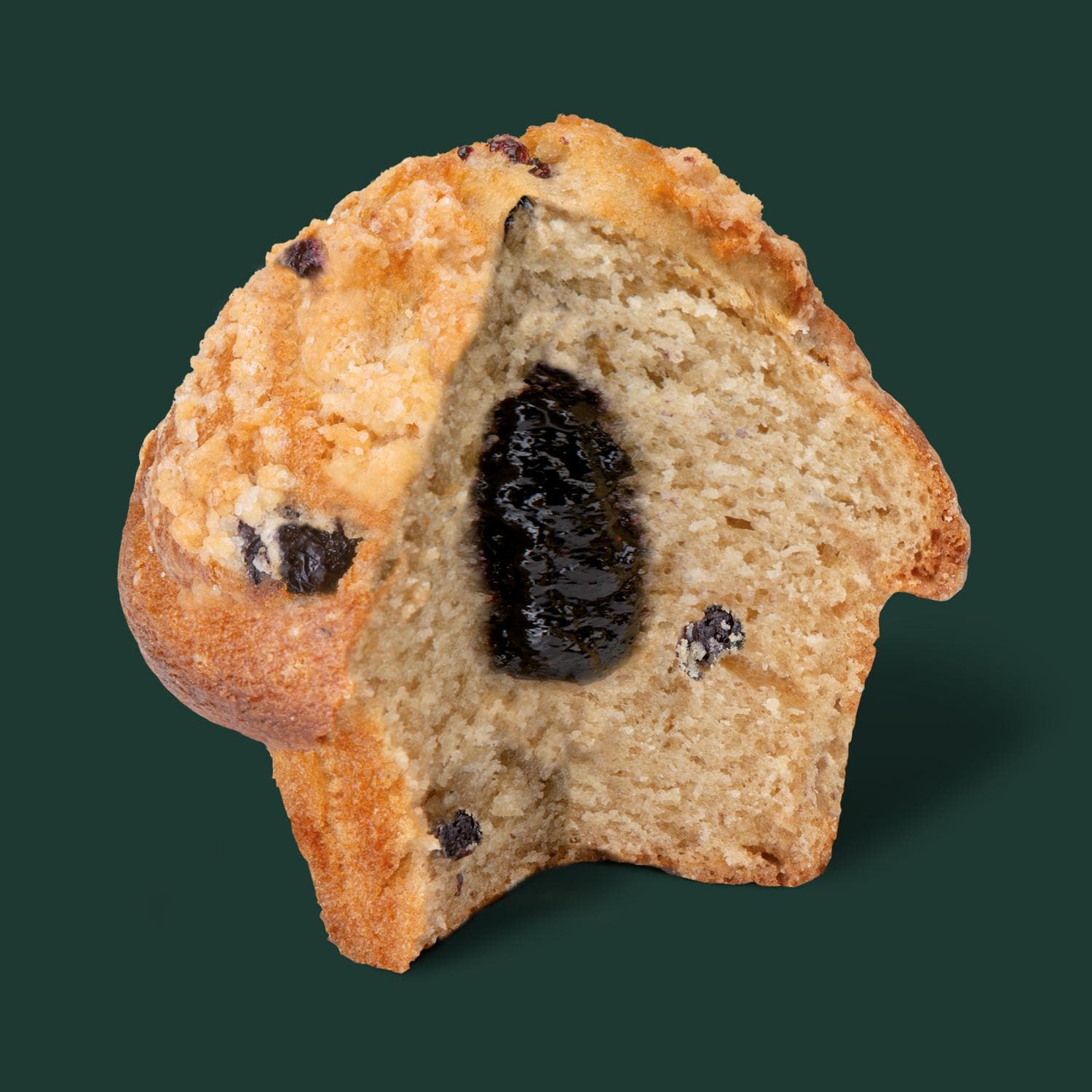 Muffin myrtilles fourré saveur myrtille  - Menu item