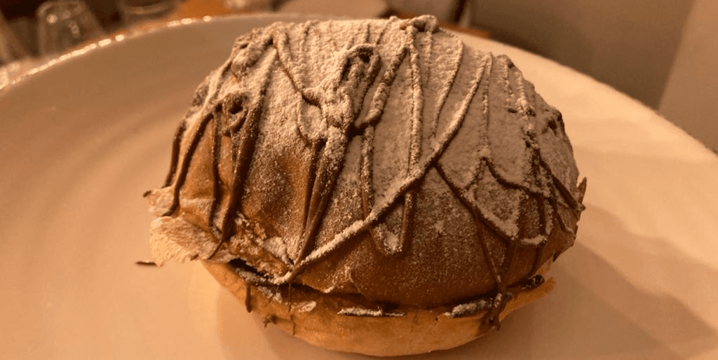 Nutella Burger - Menu item