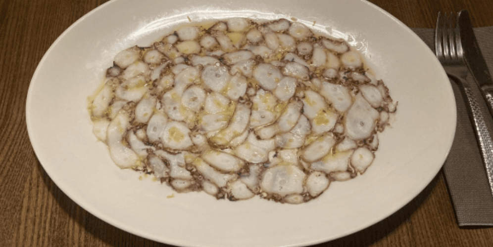 Carpaccio de Poulpe  - Menu item