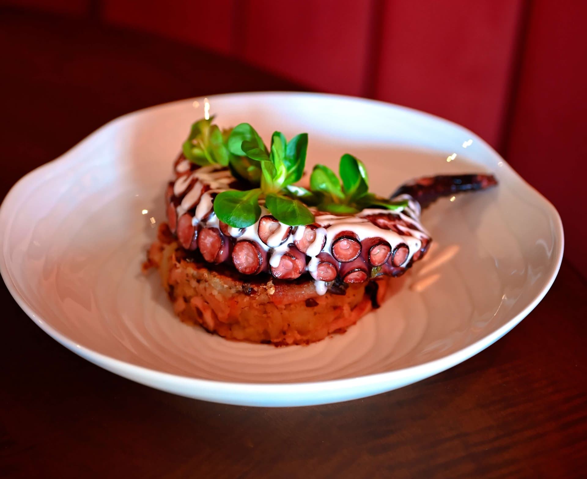 Poulpe et pommes de terre - Menu item