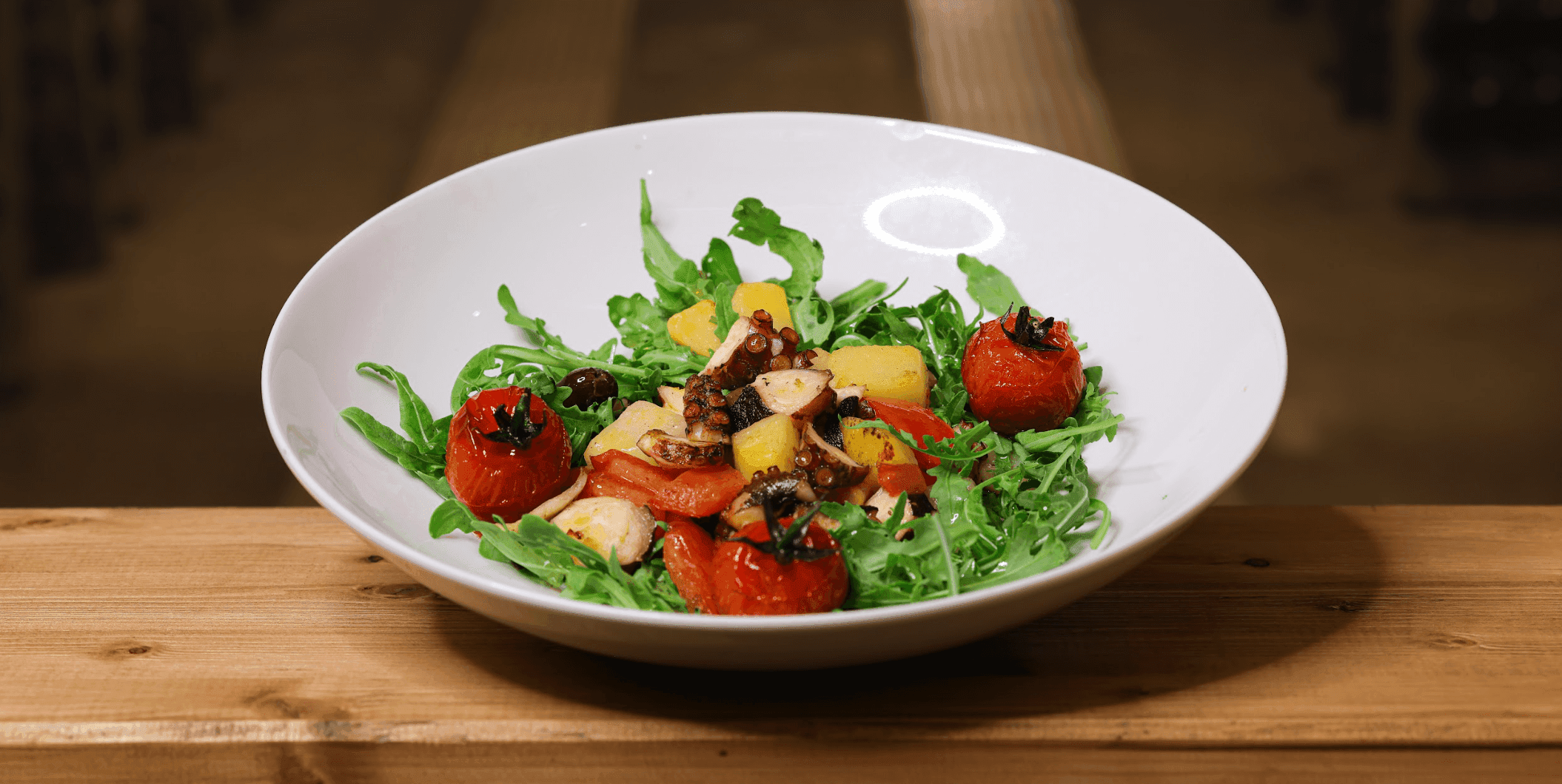 Poulpe et pomme de terre - Menu item