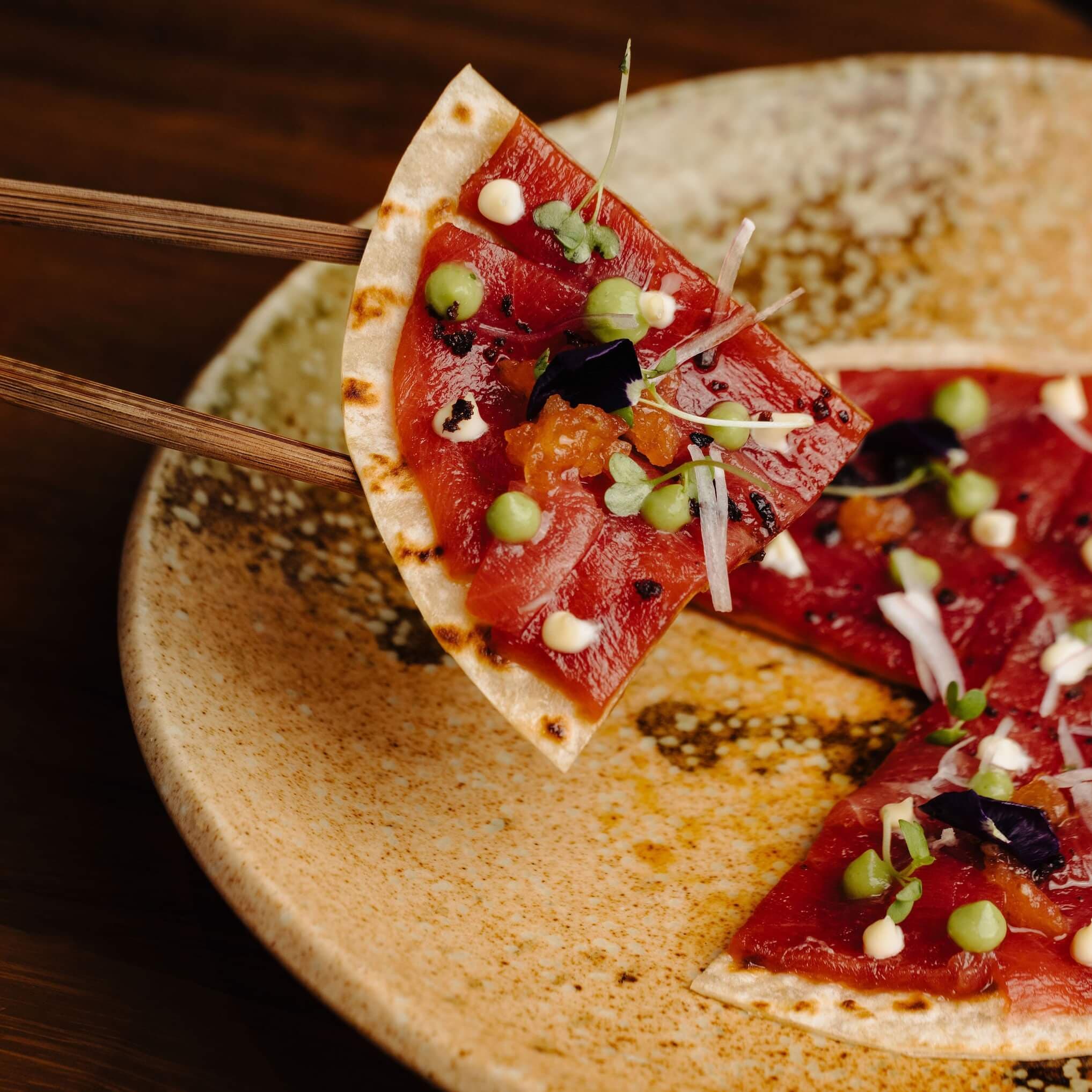 Okonomiyaki with akami - Menu item