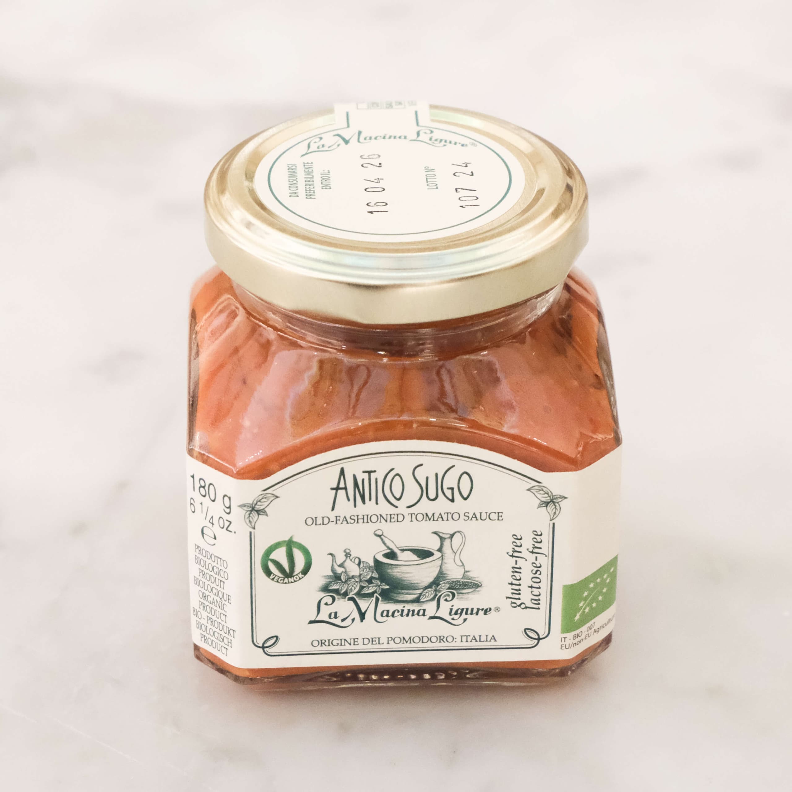 Sauce tomate BIO & vegan 180gr - Menu item