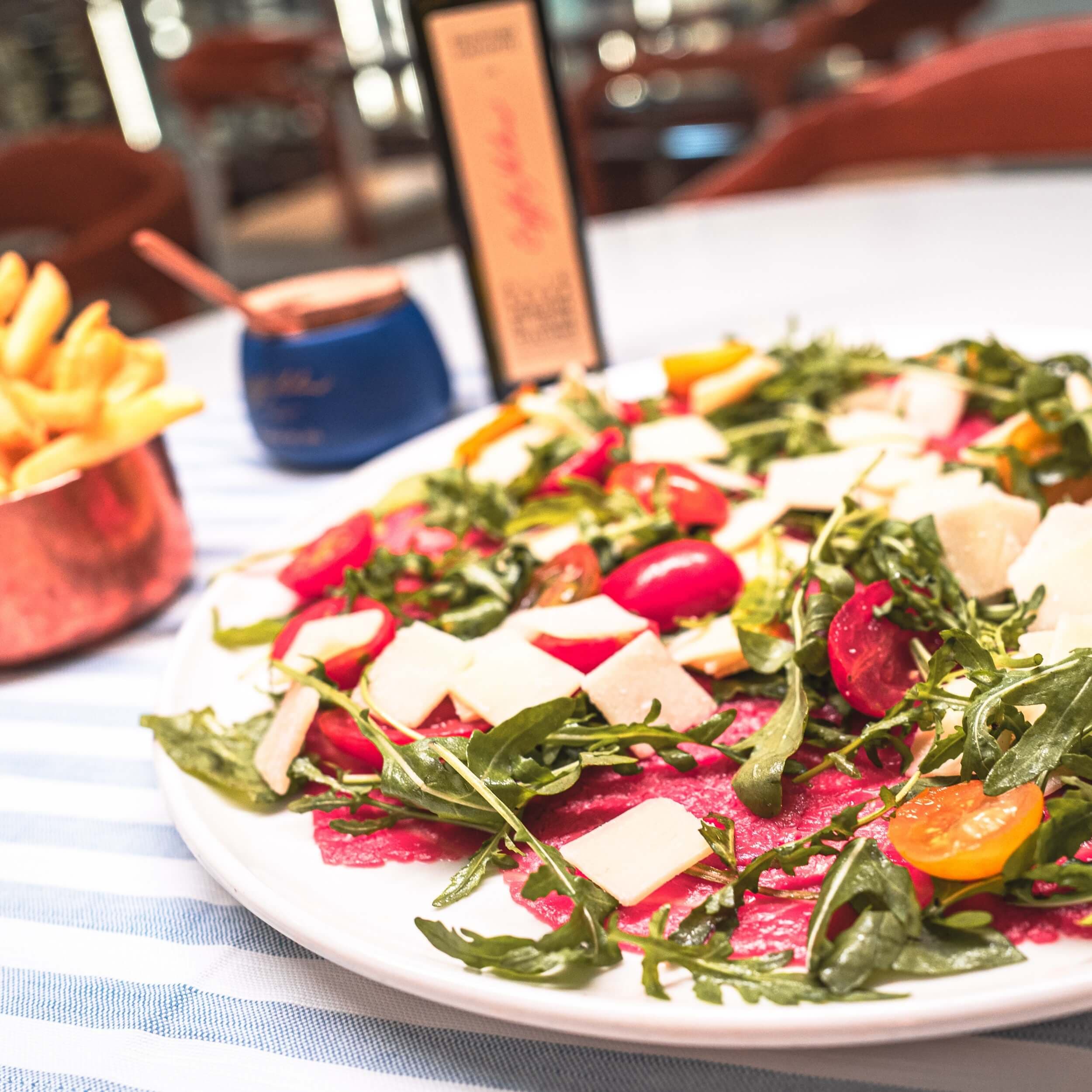 Notre Super Carpaccio de Boeuf - Menu item