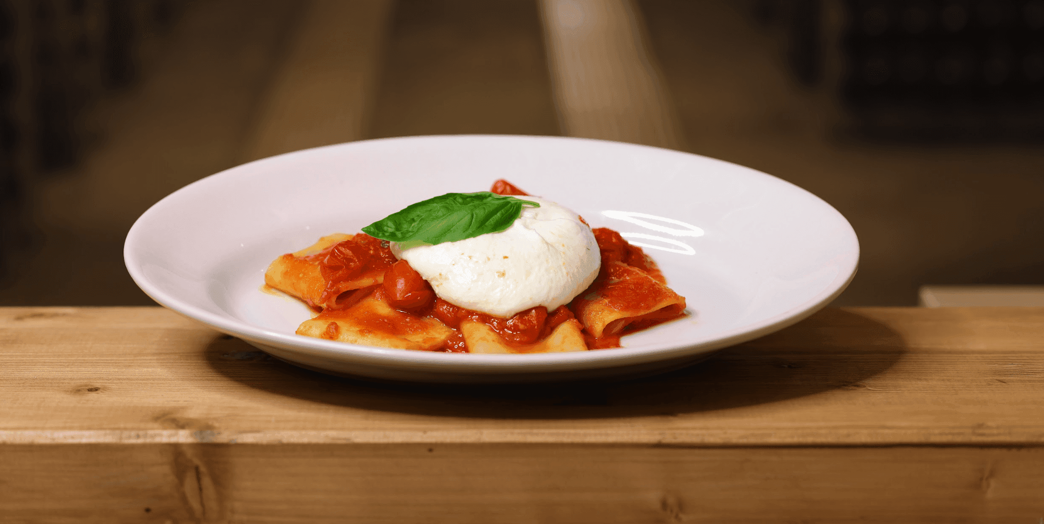 Pacchero Burrata - Menu item